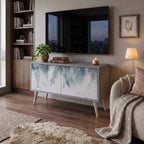 PALM VEIL Συμπαγές έπιπλο τηλεόρασης 2-θυρών