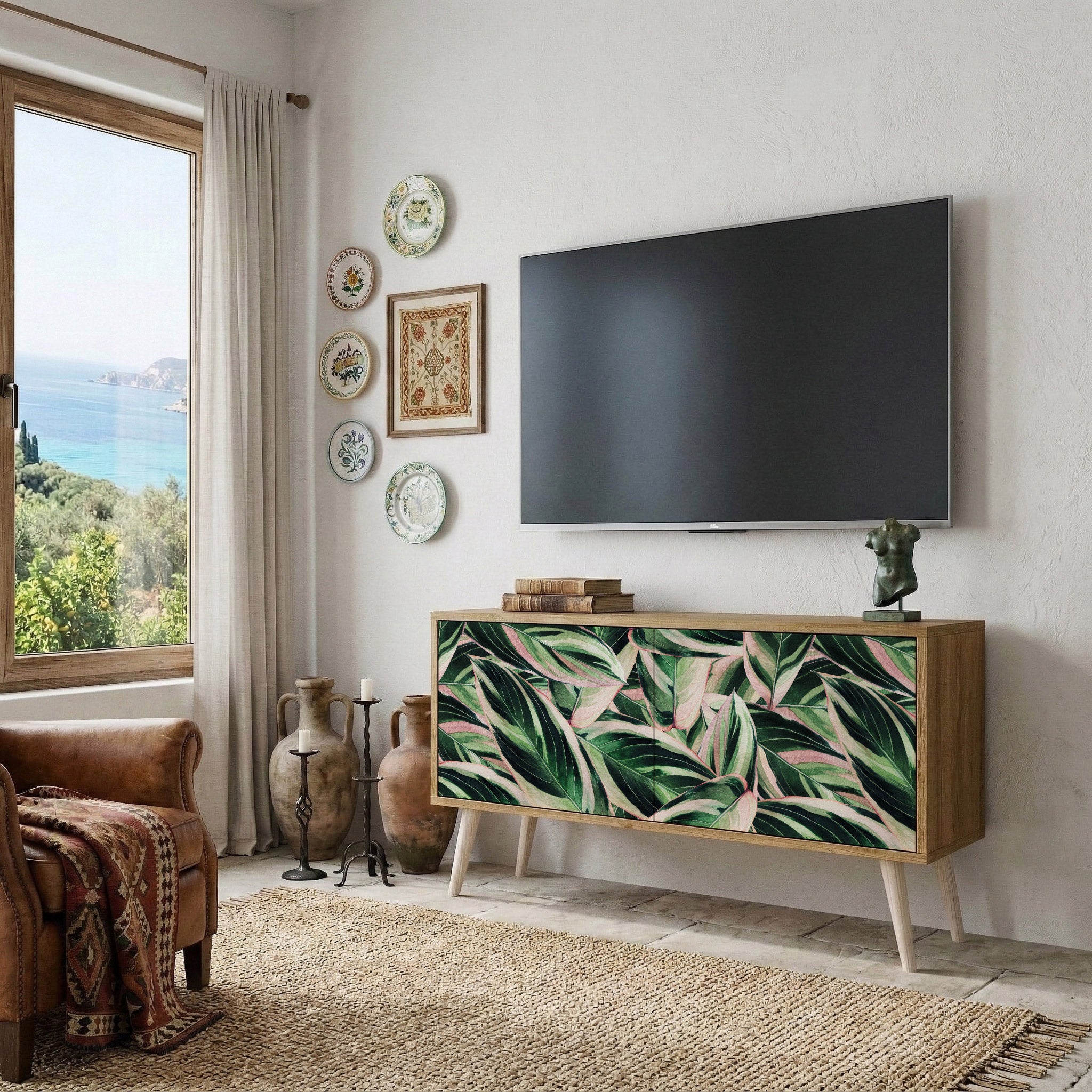 EERIE STROMANTHE Συμπαγές έπιπλο τηλεόρασης 2-θυρών