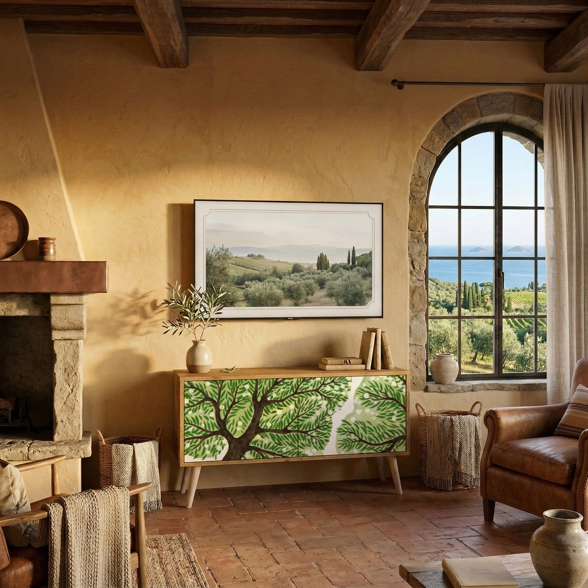 WILDERNESS DASH Συμπαγές έπιπλο τηλεόρασης 2-θυρών