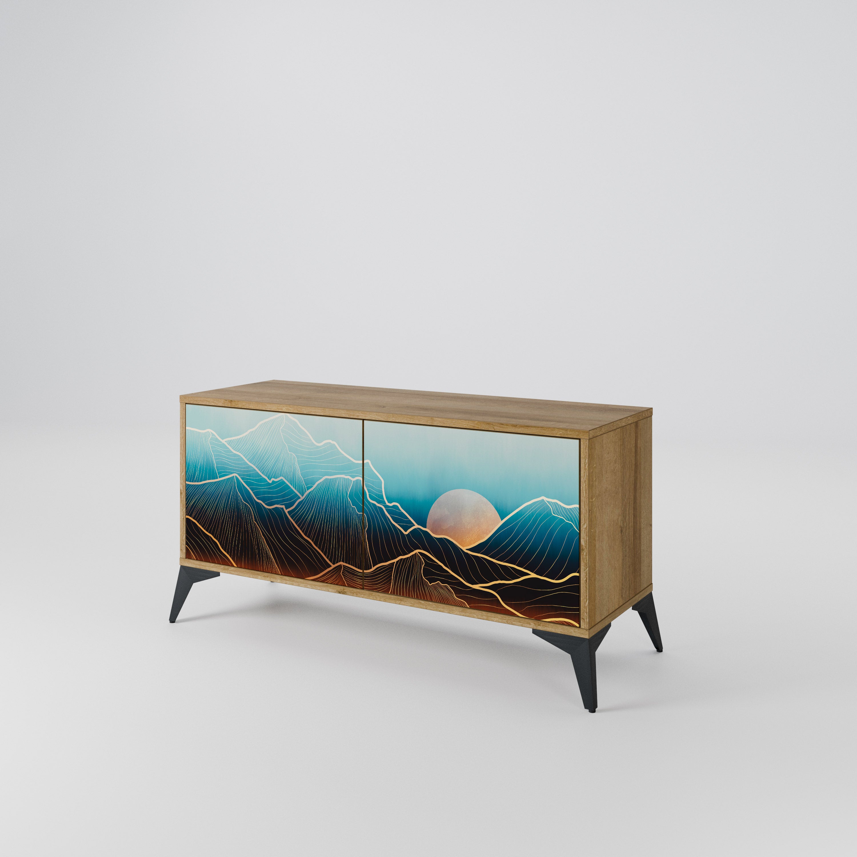 LUNAR SECRETS Συμπαγές έπιπλο τηλεόρασης 2-θυρών