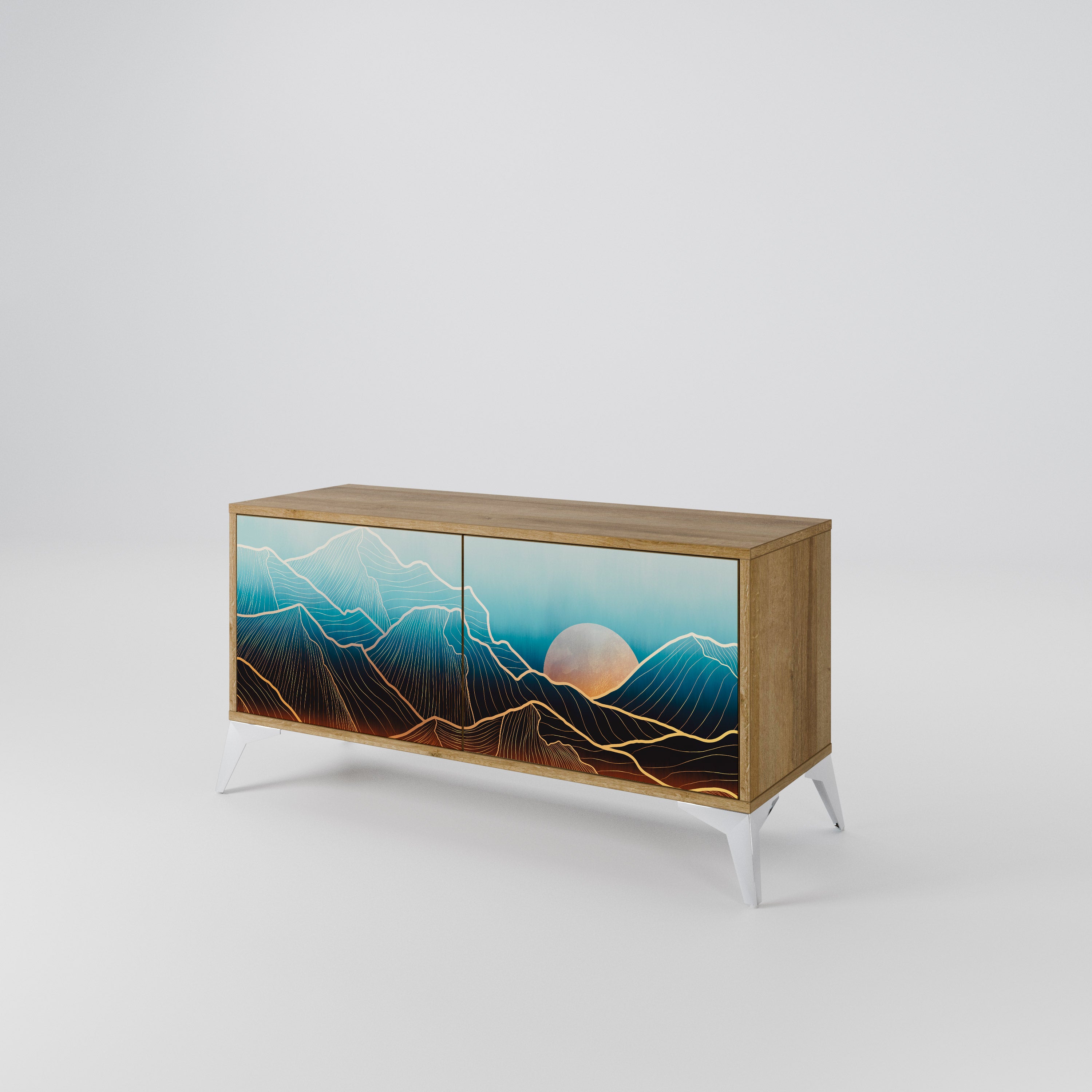 LUNAR SECRETS Συμπαγές έπιπλο τηλεόρασης 2-θυρών