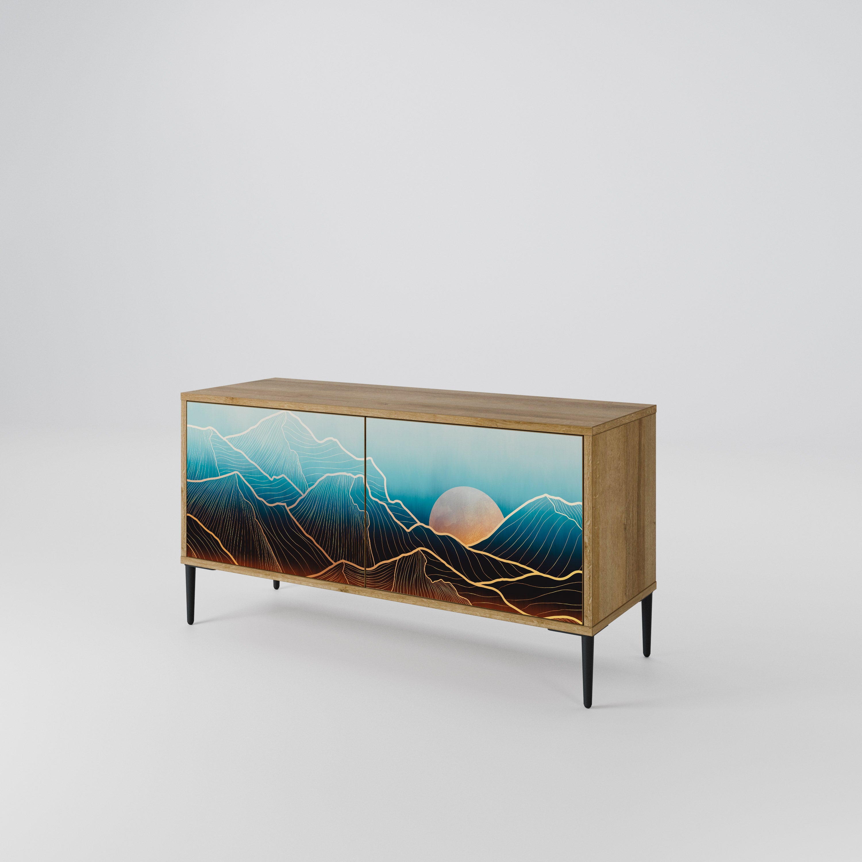 LUNAR SECRETS Συμπαγές έπιπλο τηλεόρασης 2-θυρών