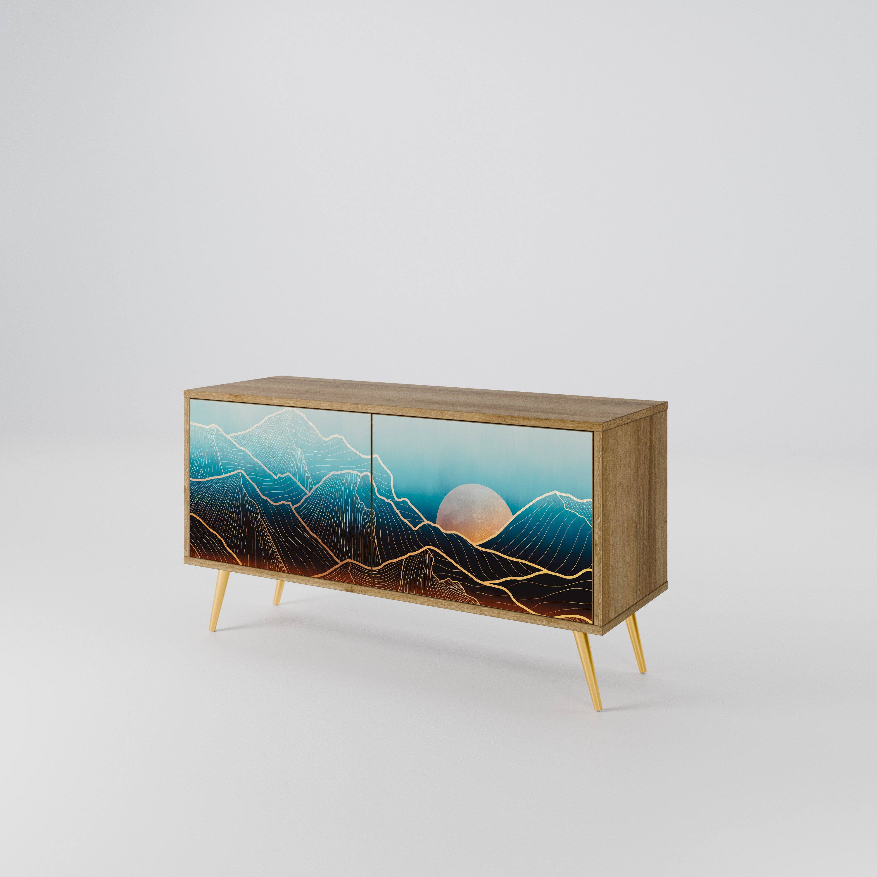 LUNAR SECRETS Συμπαγές έπιπλο τηλεόρασης 2-θυρών