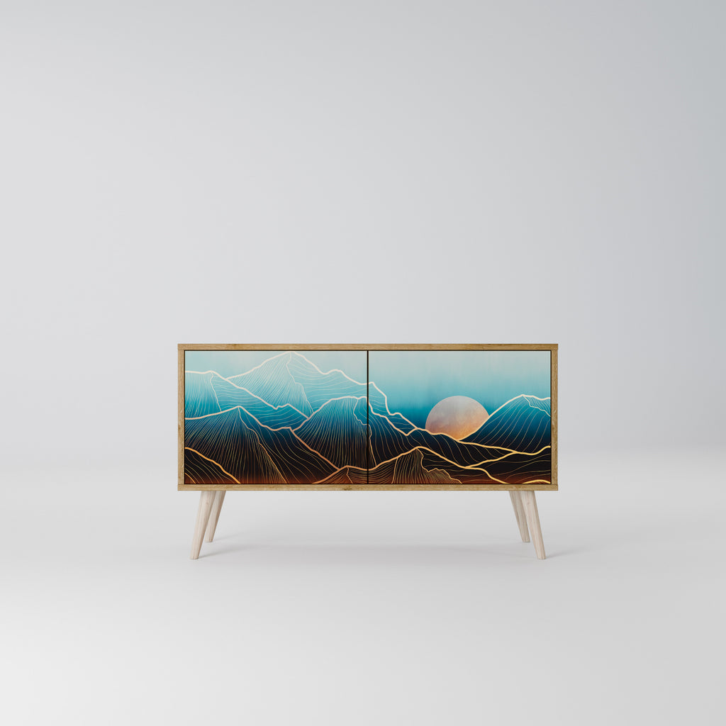 LUNAR SECRETS Compact 2-Door TV Cabinet