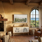 LEAFY STAMPS Συμπαγές έπιπλο τηλεόρασης 2-θυρών