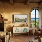 GREEN LEAFY STAMPS Συμπαγές έπιπλο τηλεόρασης 2-θυρών