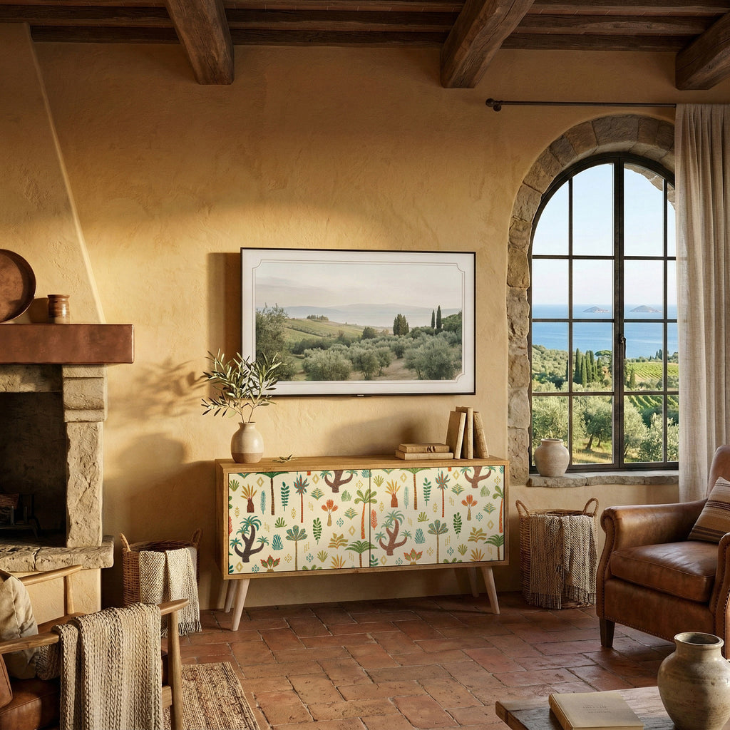 PALM SPRING Συμπαγές έπιπλο τηλεόρασης 2-θυρών