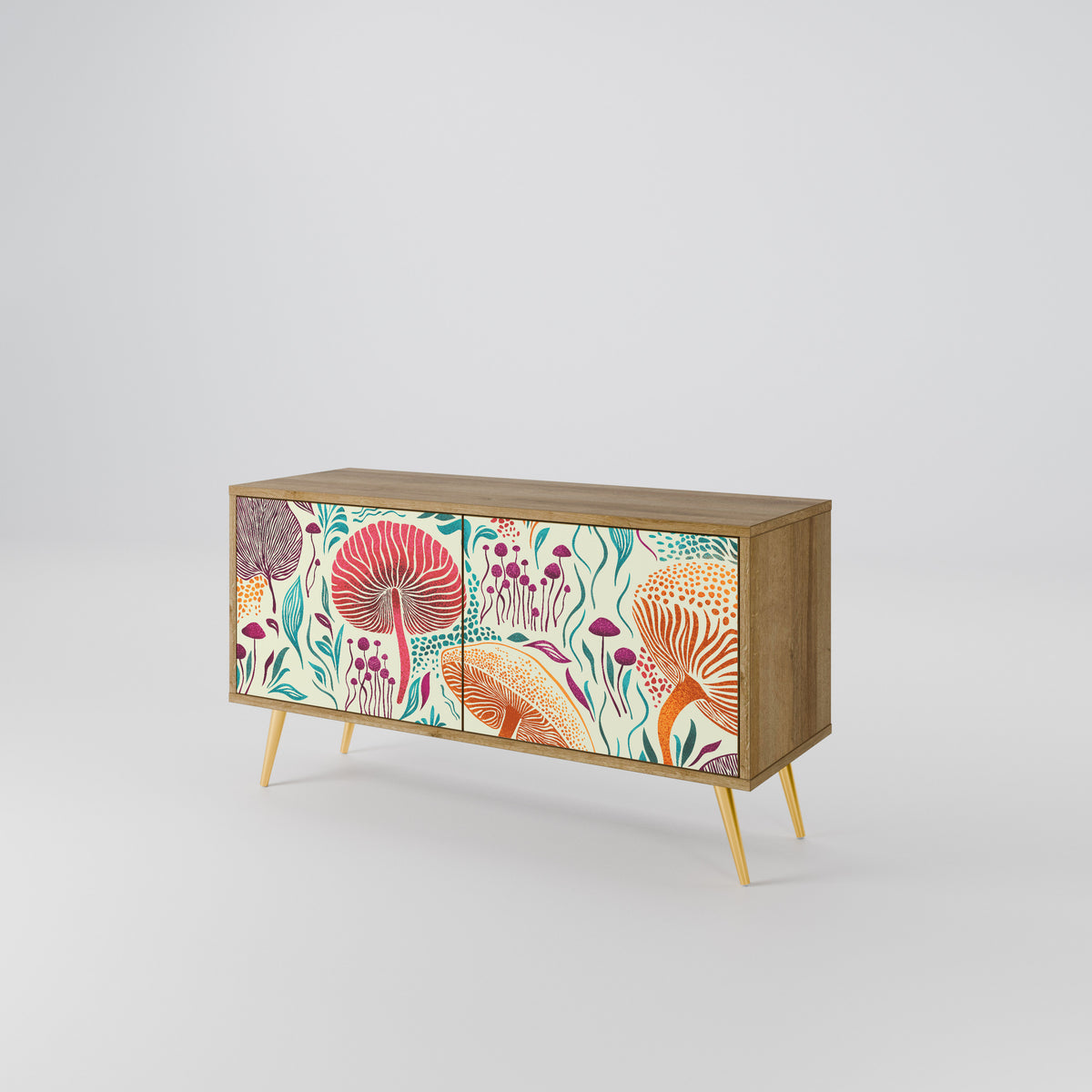 FUNGUS FANTASY Compact 2-Door TV Cabinet