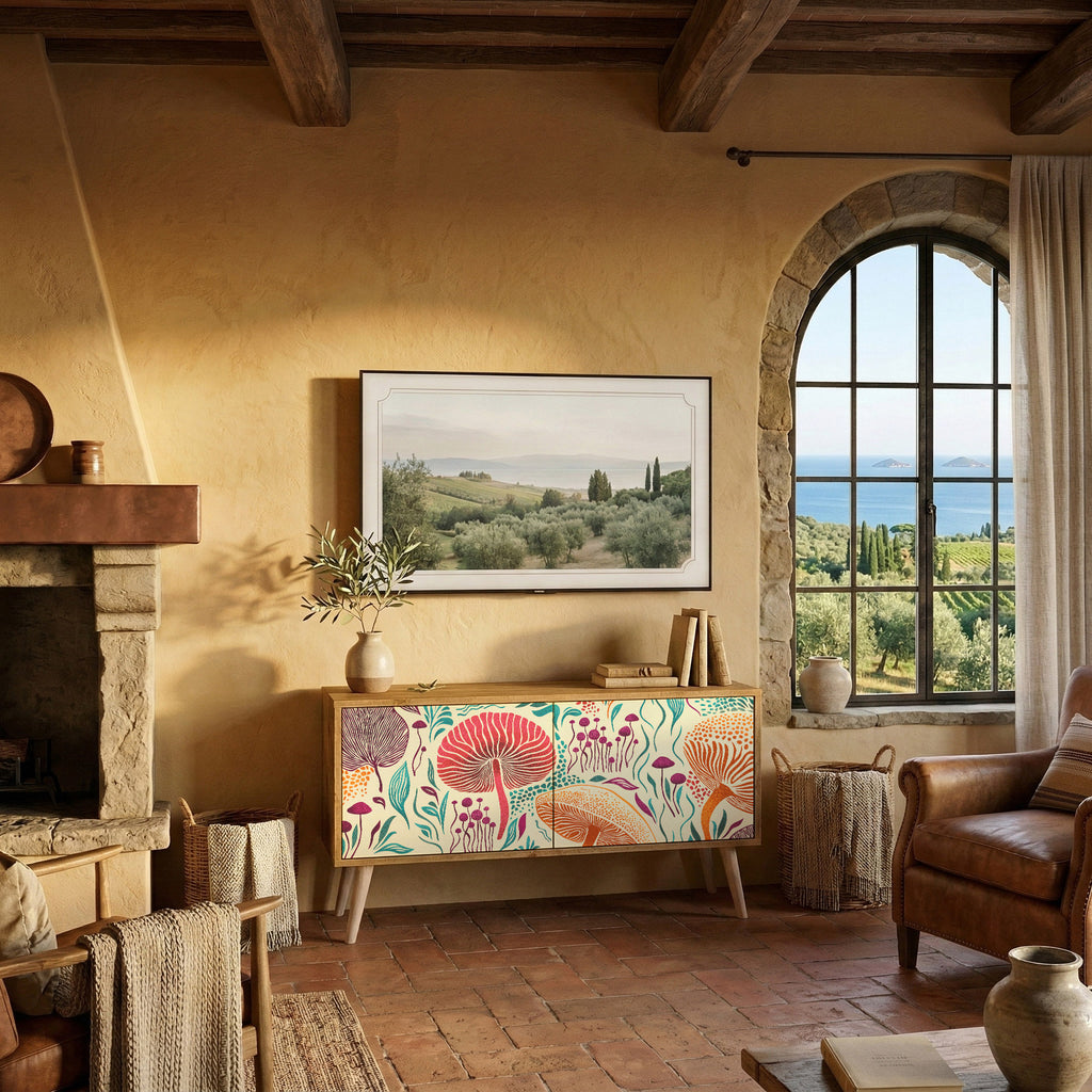 FUNGUS FANTASY Συμπαγές έπιπλο τηλεόρασης 2-θυρών