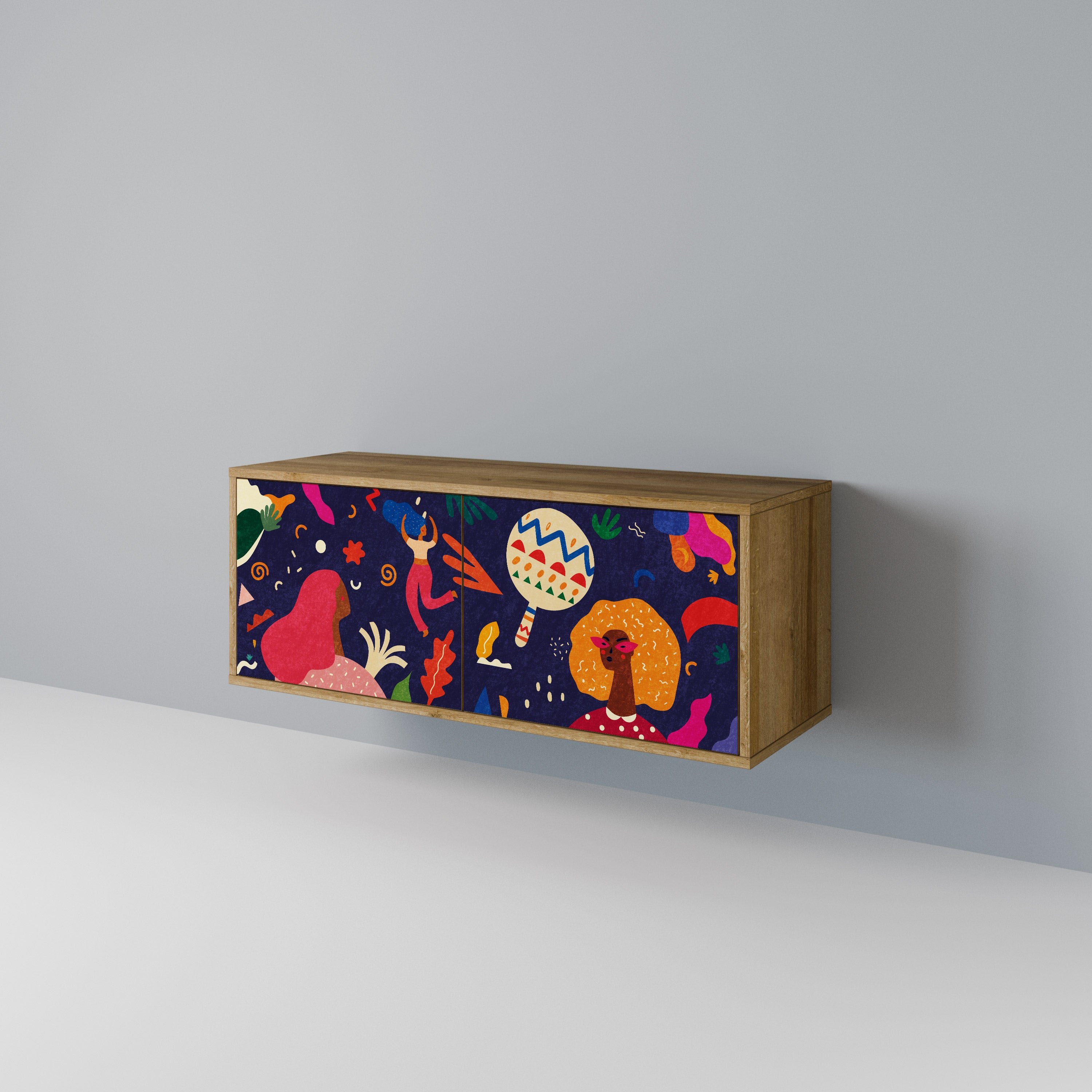 FESTIVE PLEASURES Συμπαγές έπιπλο τηλεόρασης 2-θυρών