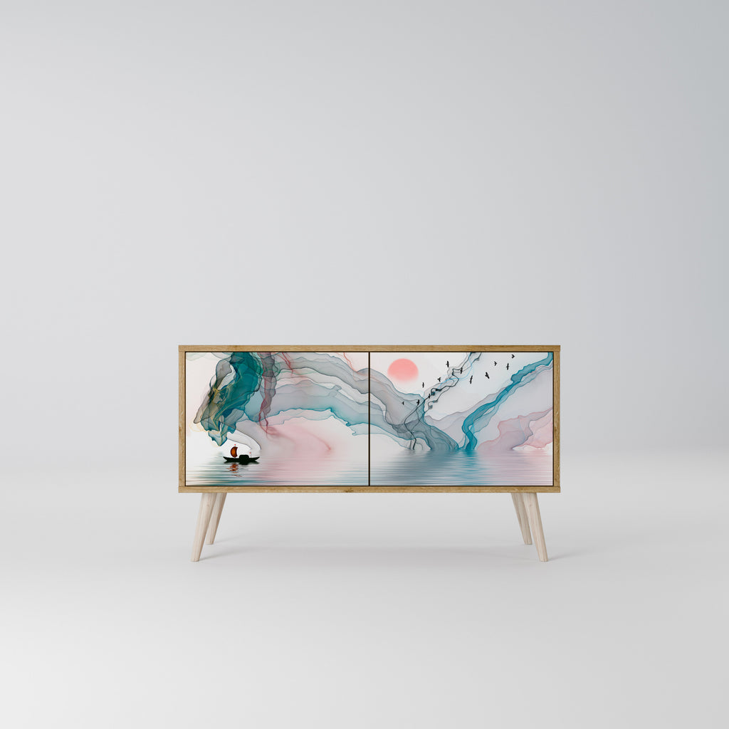 VELVET CROSSING Συμπαγές έπιπλο τηλεόρασης 2-θυρών