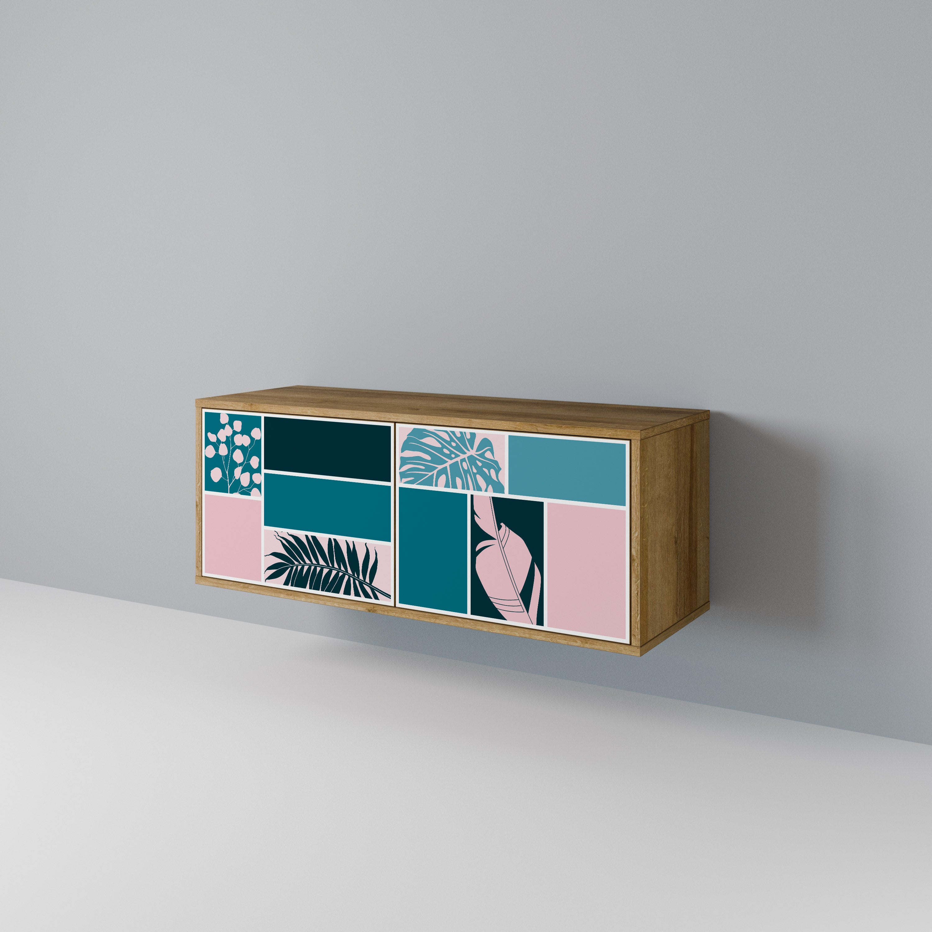 COMBINATION OF SHAPES Συμπαγές έπιπλο τηλεόρασης 2-θυρών