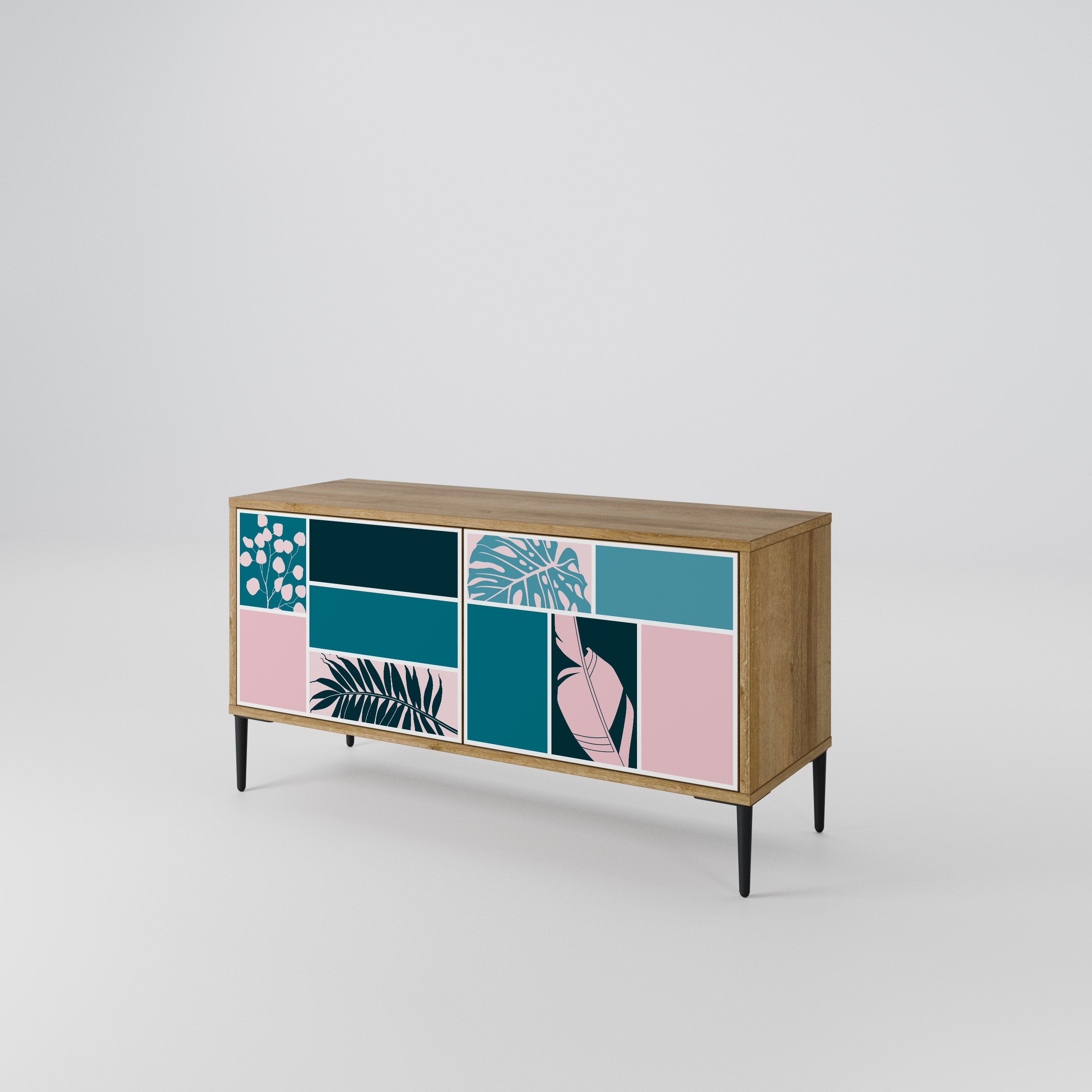 COMBINATION OF SHAPES Συμπαγές έπιπλο τηλεόρασης 2-θυρών