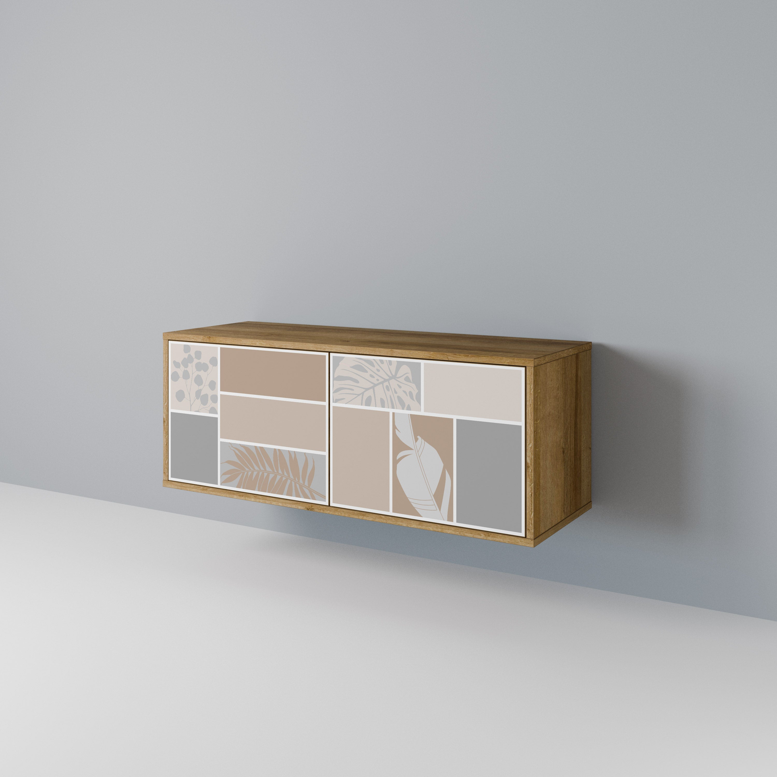 TROPICAL SHAPES Συμπαγές έπιπλο τηλεόρασης 2-θυρών