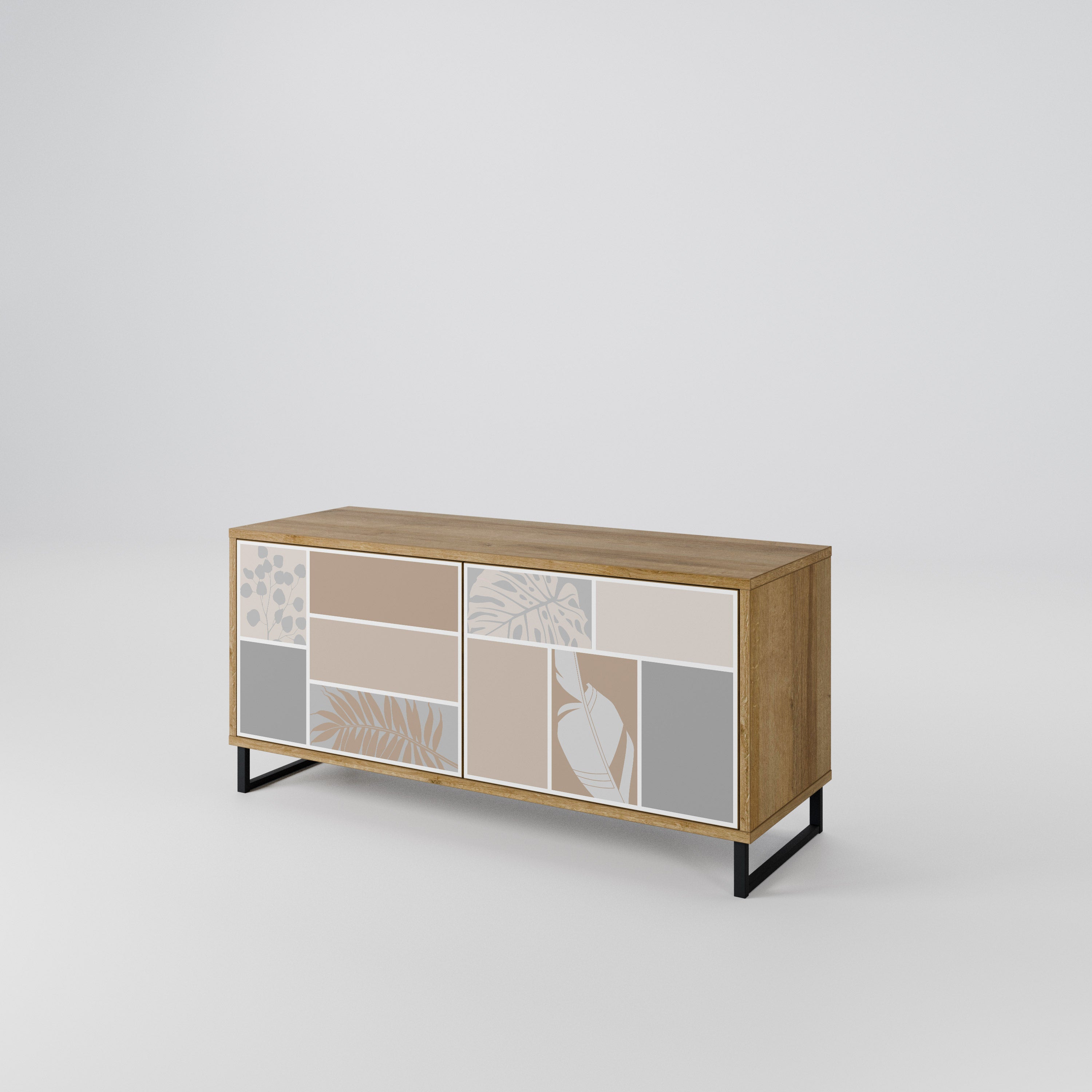 TROPICAL SHAPES Συμπαγές έπιπλο τηλεόρασης 2-θυρών