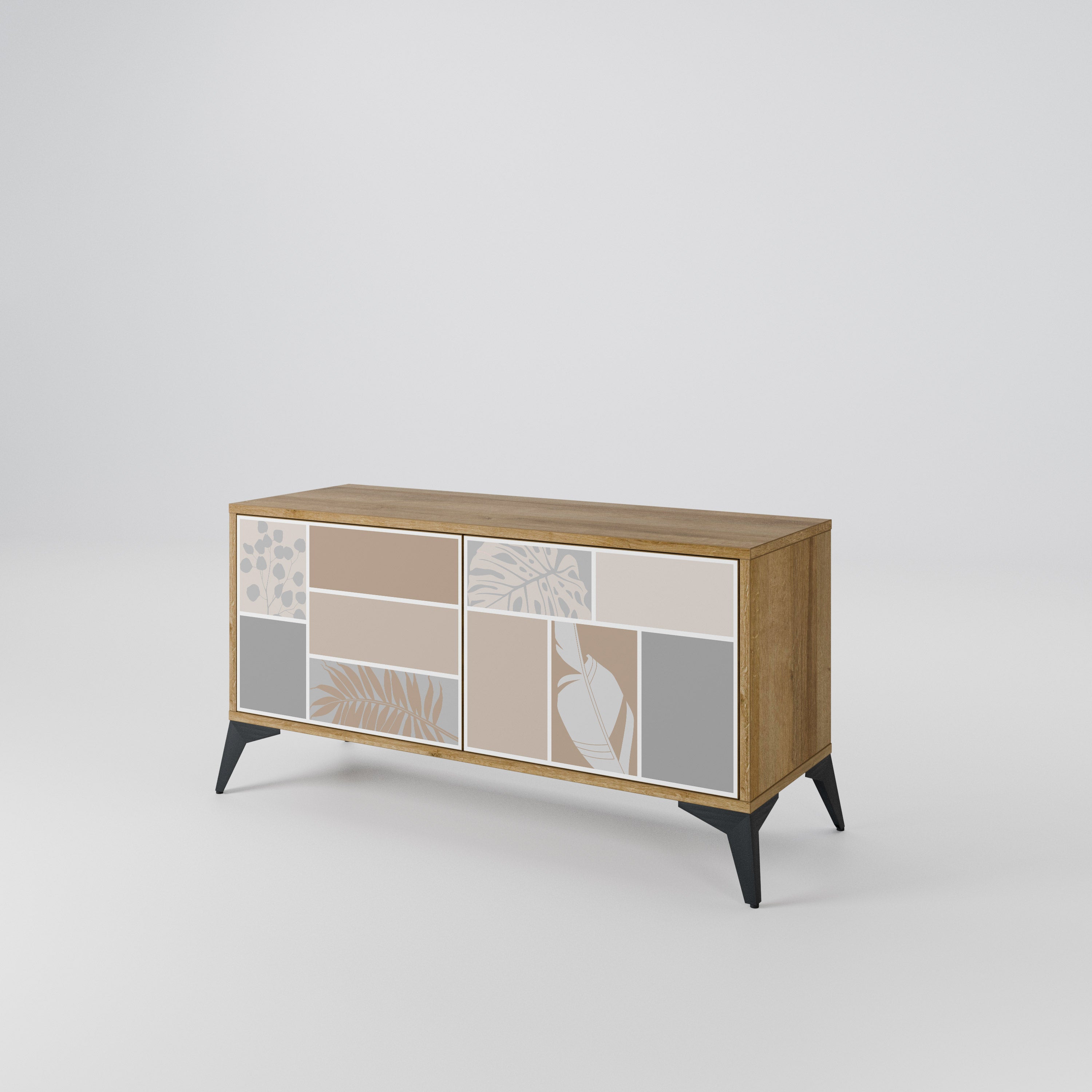 TROPICAL SHAPES Συμπαγές έπιπλο τηλεόρασης 2-θυρών