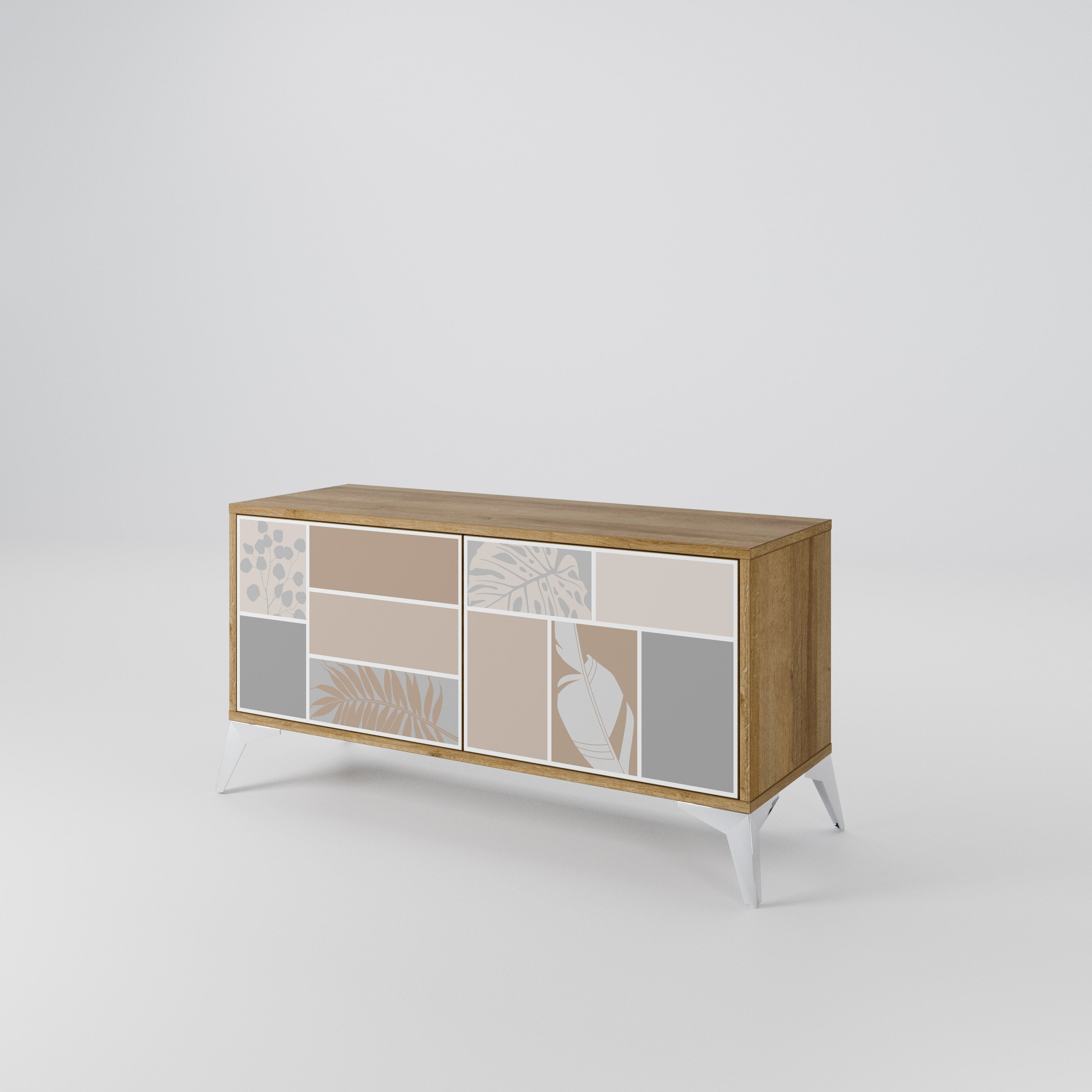 TROPICAL SHAPES Συμπαγές έπιπλο τηλεόρασης 2-θυρών