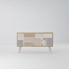 TROPICAL SHAPES Συμπαγές έπιπλο τηλεόρασης 2-θυρών