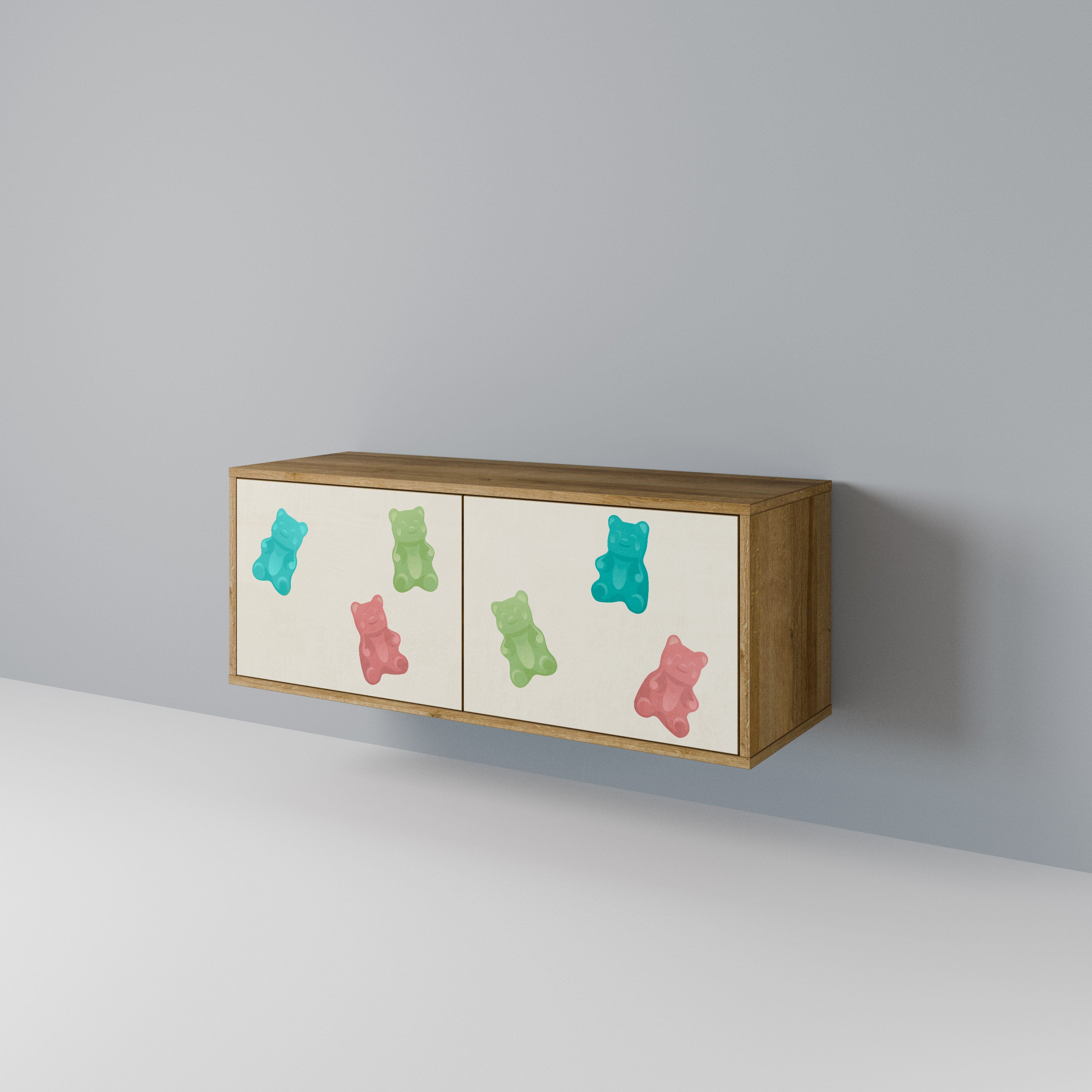 GUMMY BEARS Συμπαγές έπιπλο τηλεόρασης 2-θυρών