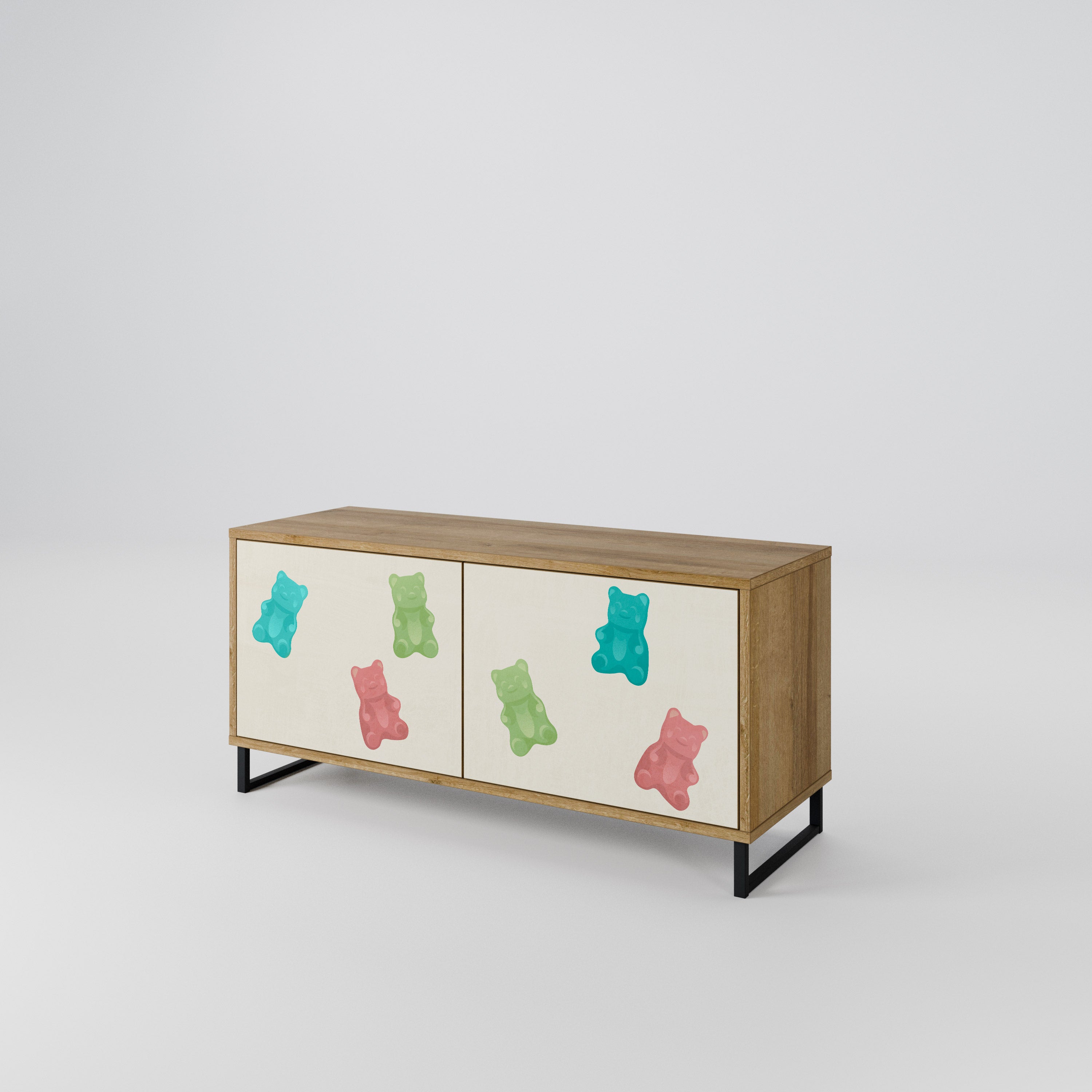 GUMMY BEARS Συμπαγές έπιπλο τηλεόρασης 2-θυρών