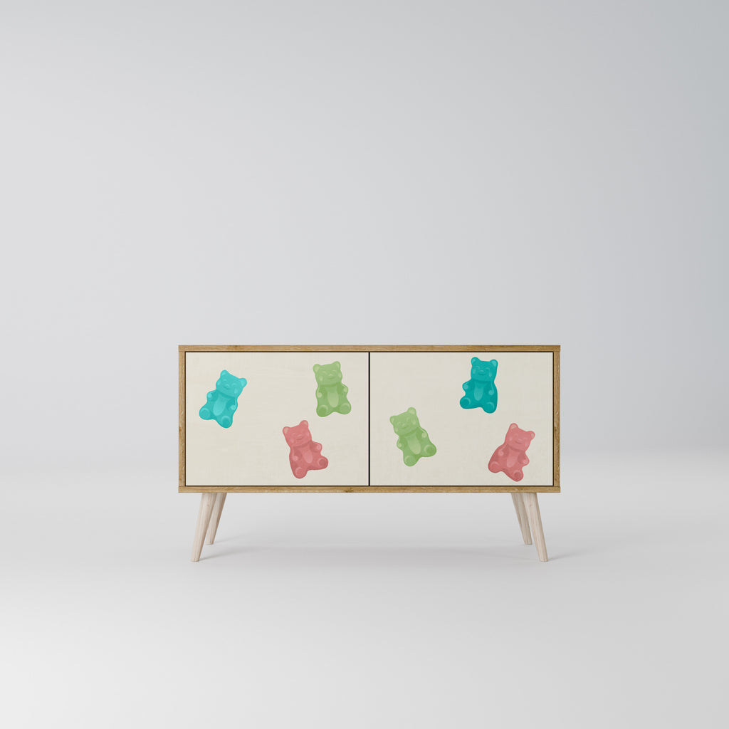 GUMMY BEARS Compact 2-Door TV Cabinet