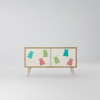 GUMMY BEARS Compact 2-Door TV Cabinet