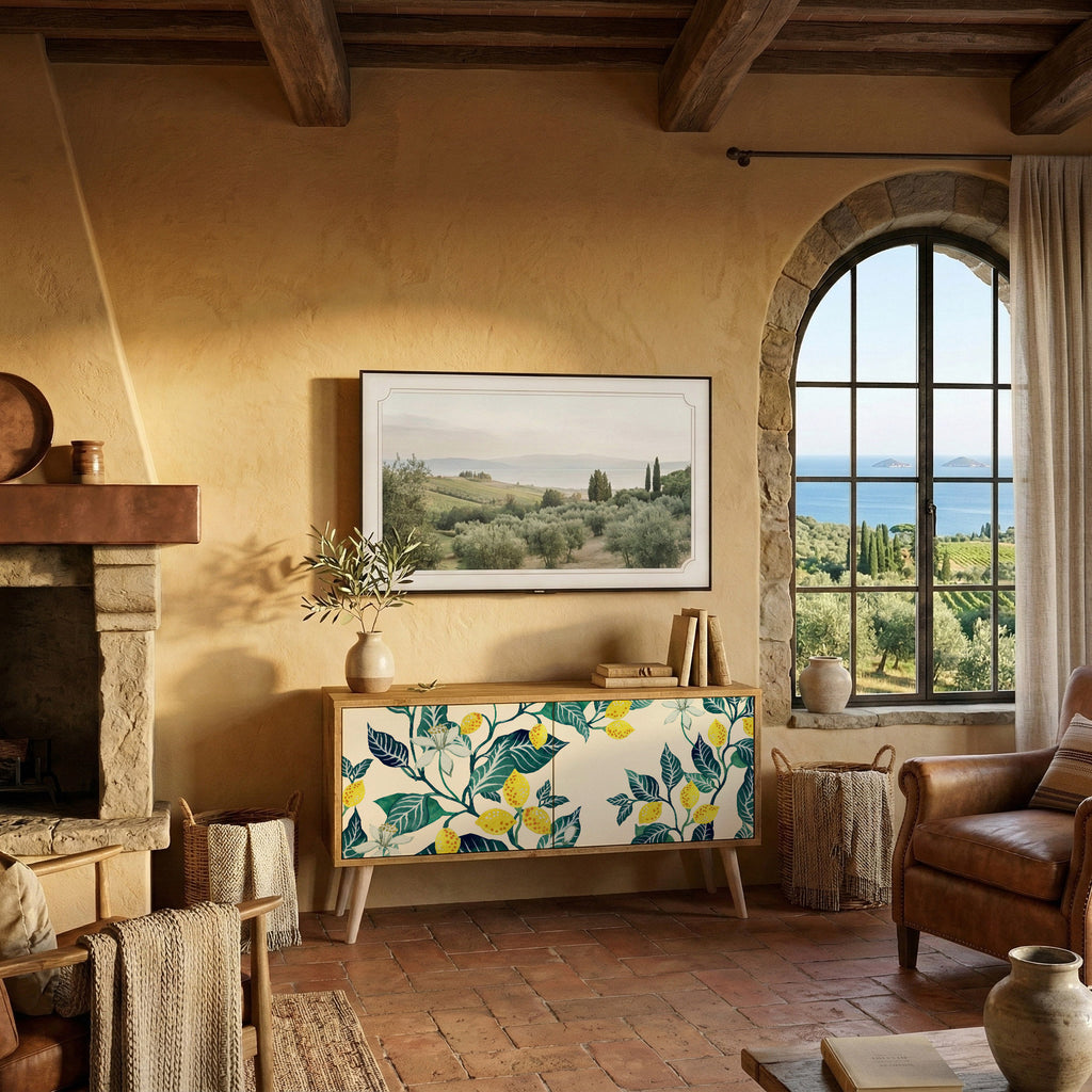 LEMON TREE Συμπαγές έπιπλο τηλεόρασης 2-θυρών