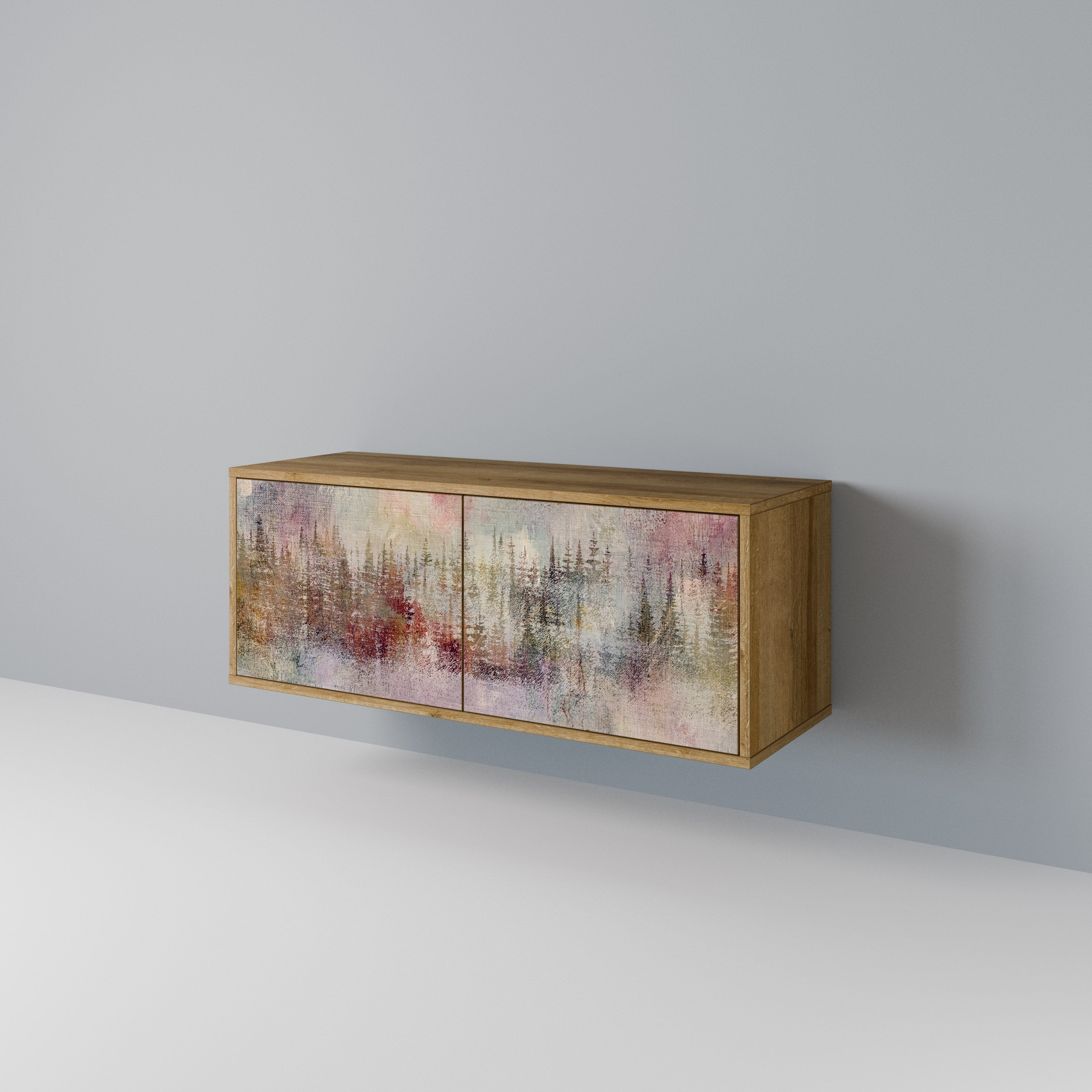 VEILED SUMMIT Συμπαγές έπιπλο τηλεόρασης 2-θυρών