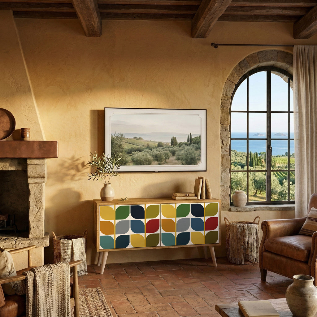 WEIGHTLESS HOURS Συμπαγές έπιπλο τηλεόρασης 2-θυρών