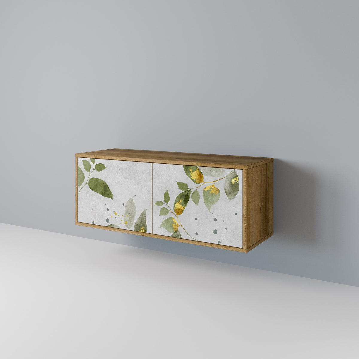 ELEGANT BOTANICS Συμπαγές έπιπλο τηλεόρασης 2-θυρών