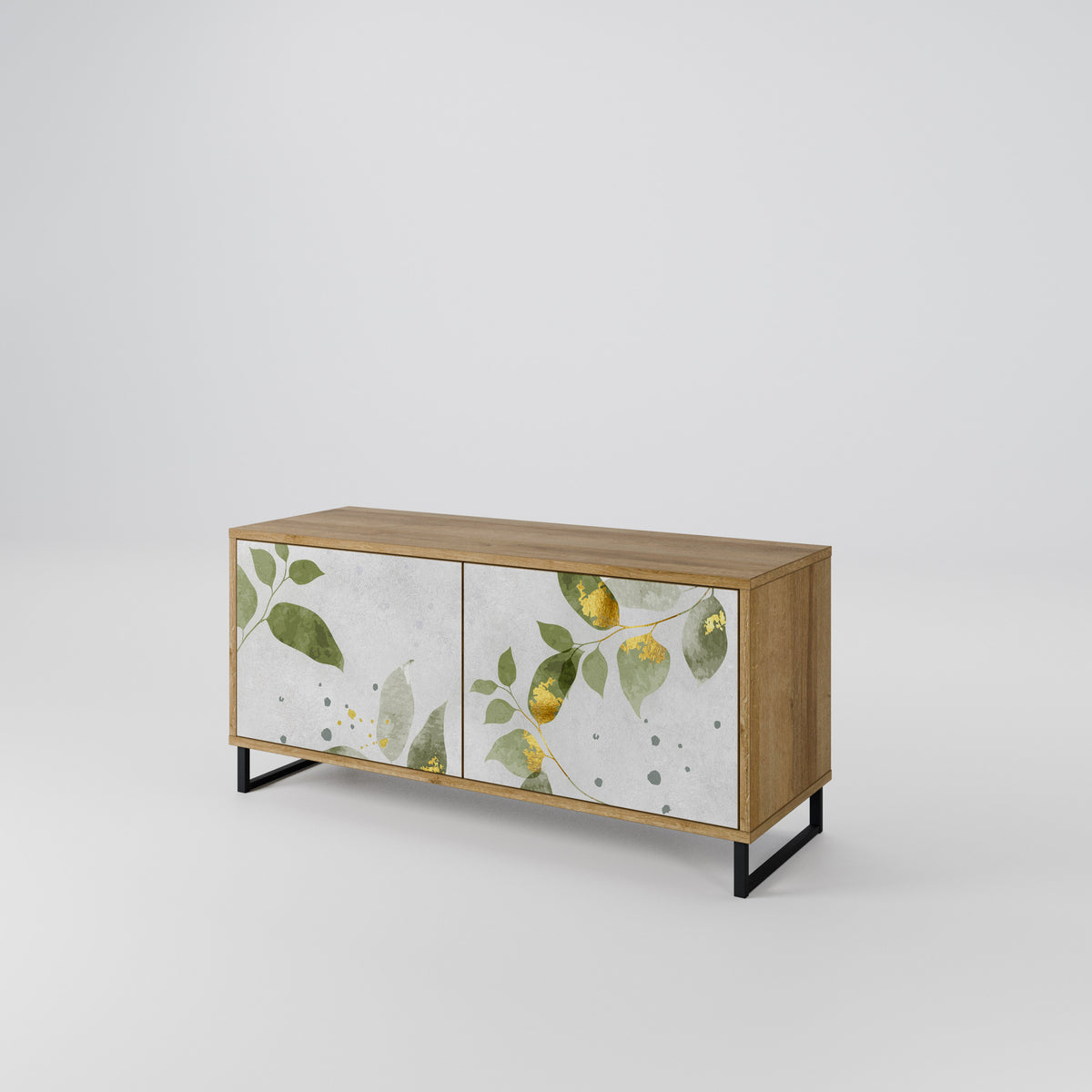 ELEGANT BOTANICS Συμπαγές έπιπλο τηλεόρασης 2-θυρών