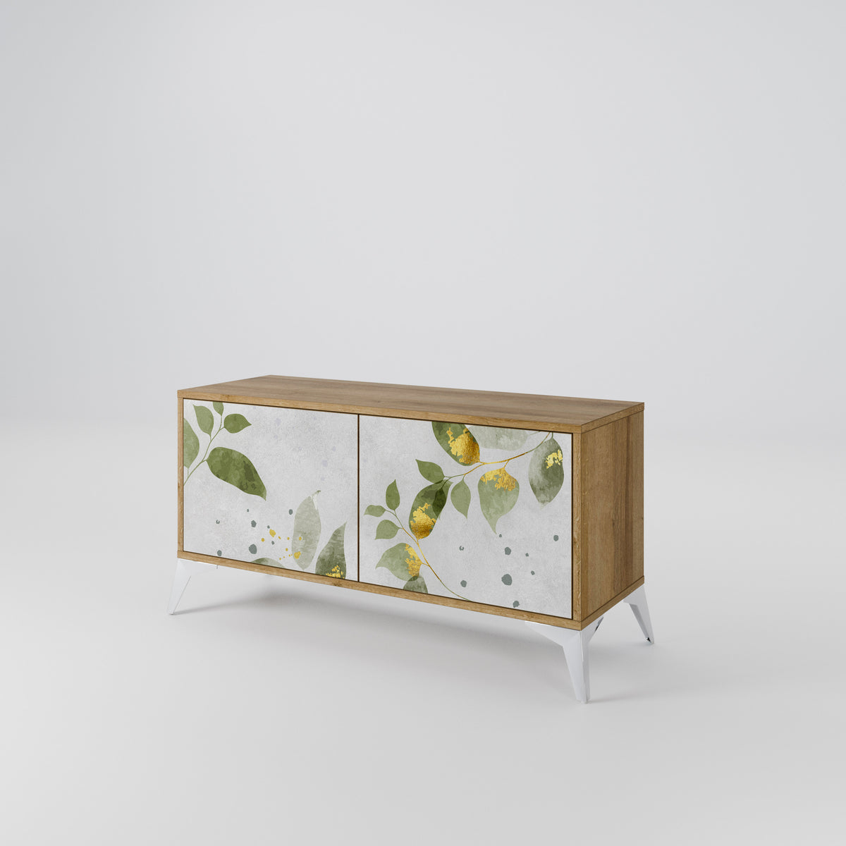 ELEGANT BOTANICS Συμπαγές έπιπλο τηλεόρασης 2-θυρών