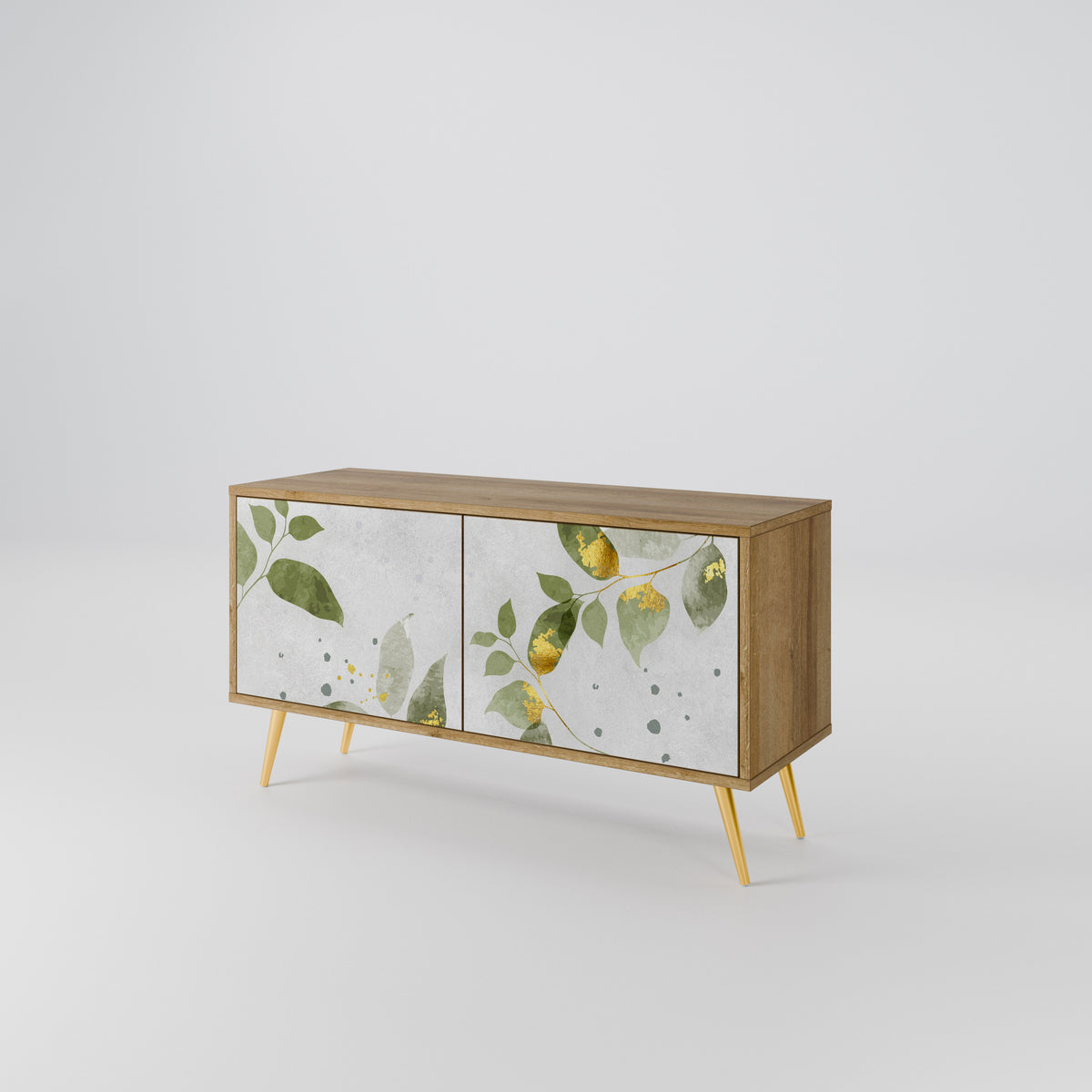 ELEGANT BOTANICS Συμπαγές έπιπλο τηλεόρασης 2-θυρών