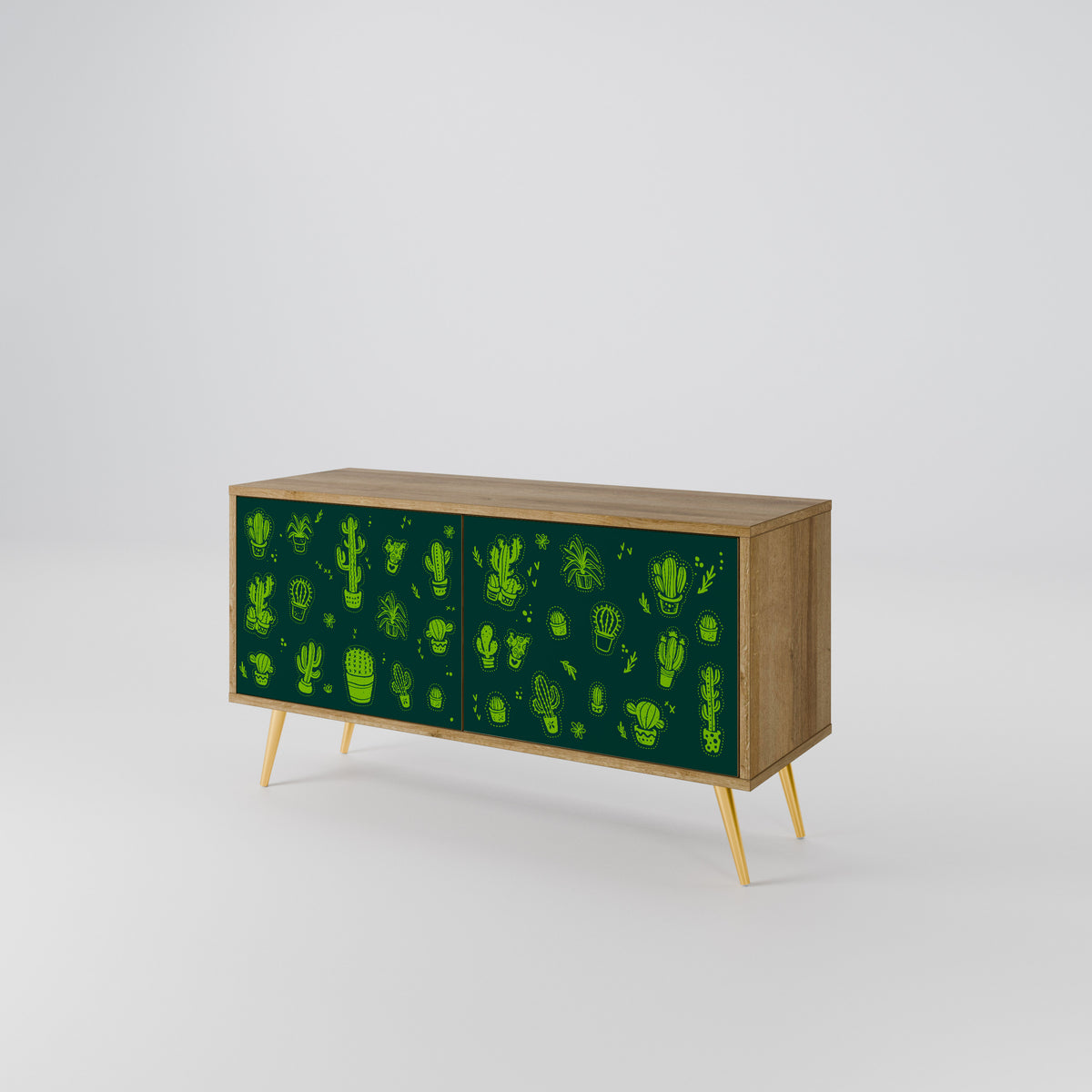 DESERT GREEN Συμπαγές έπιπλο τηλεόρασης 2-θυρών