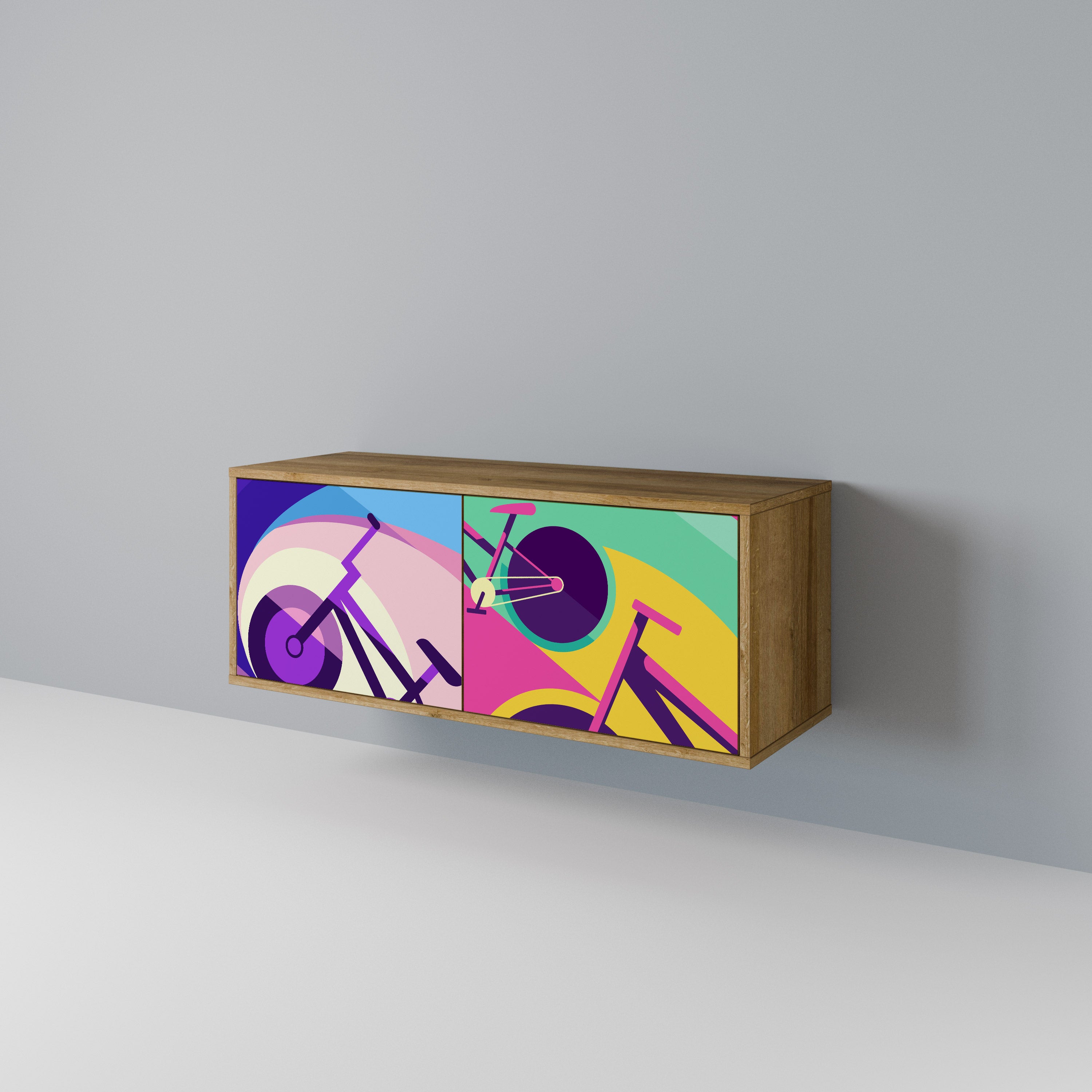 BIKE DREAMS Συμπαγές έπιπλο τηλεόρασης 2-θυρών