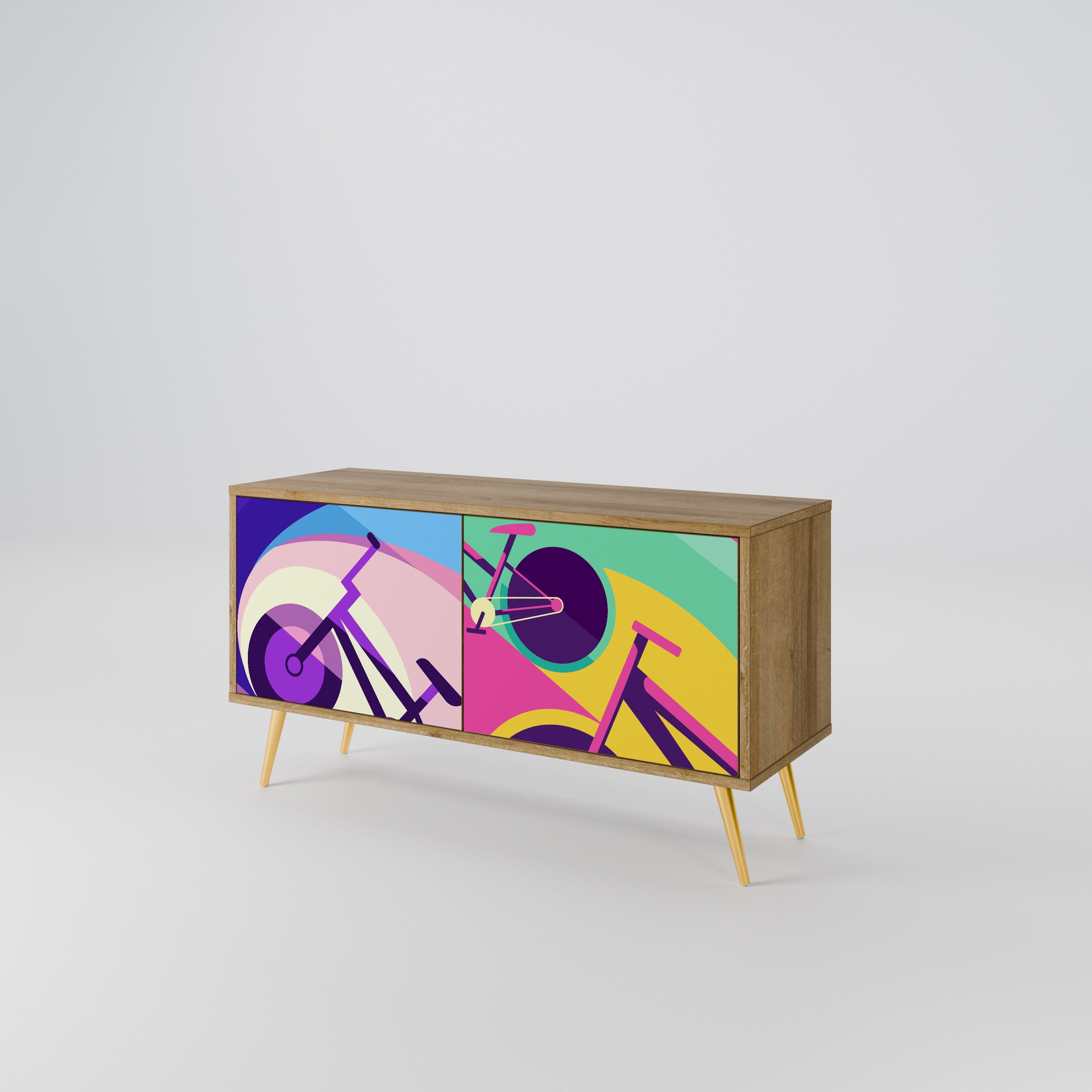 BIKE DREAMS Συμπαγές έπιπλο τηλεόρασης 2-θυρών