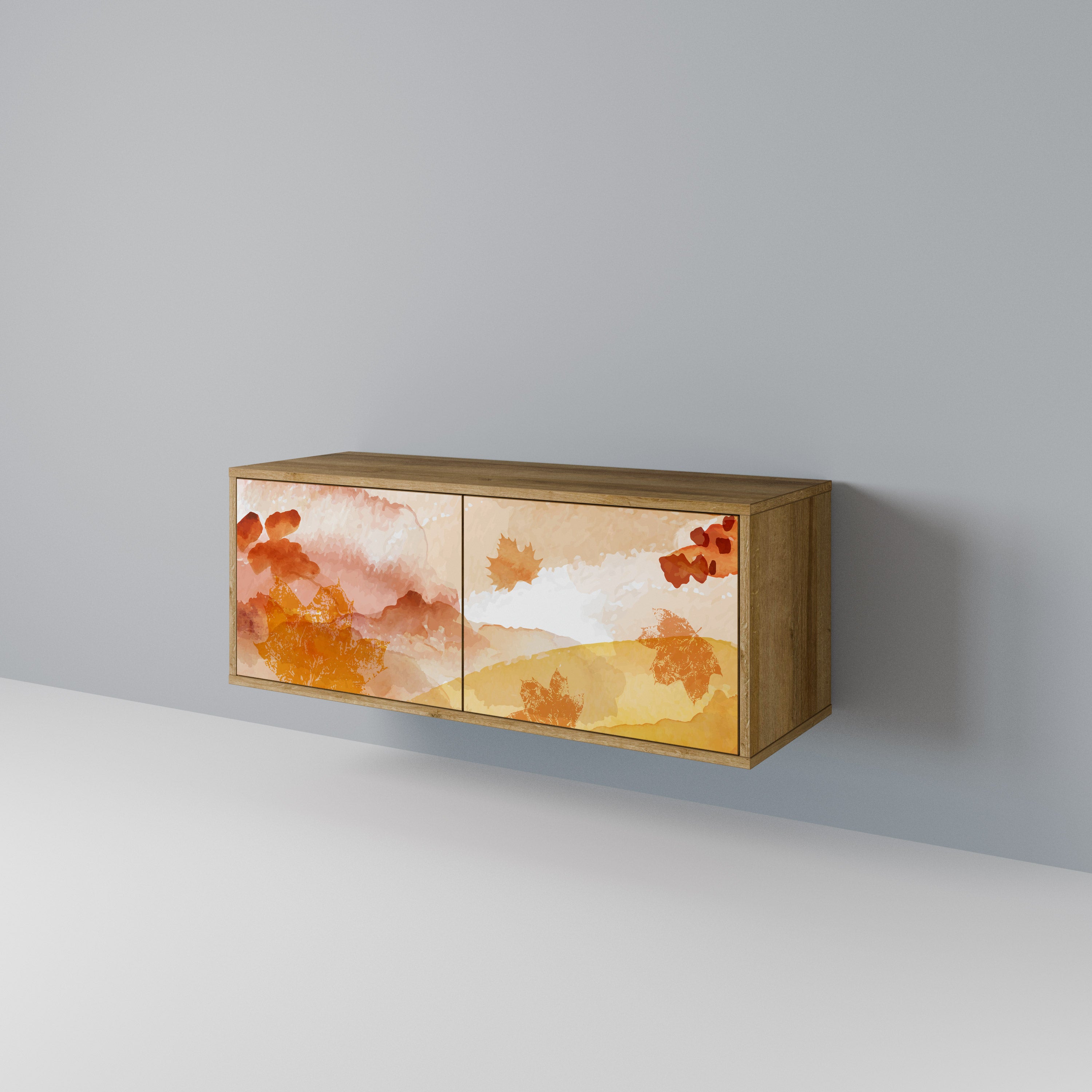 TRACES OF AUTUMN Συμπαγές έπιπλο τηλεόρασης 2-θυρών