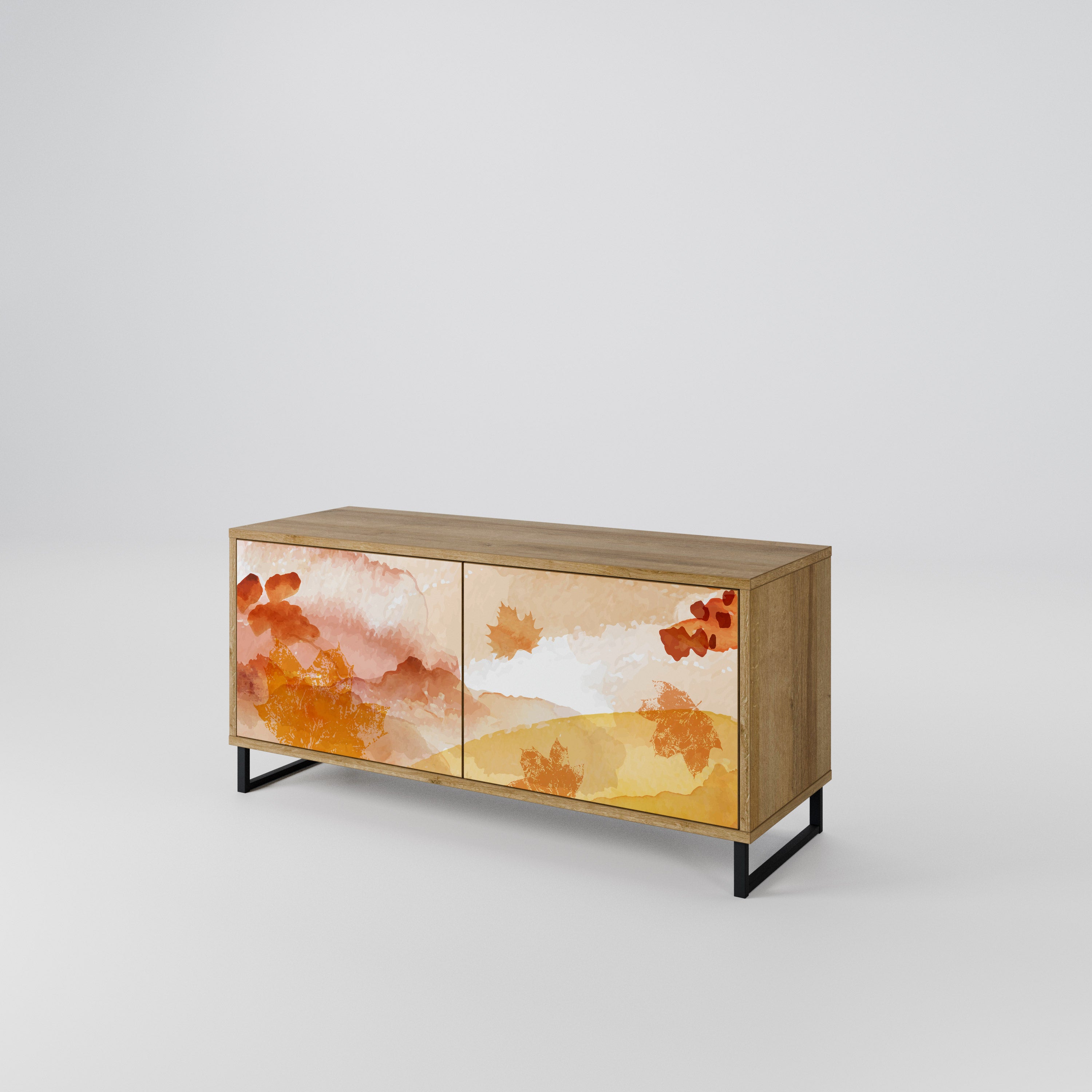 TRACES OF AUTUMN Συμπαγές έπιπλο τηλεόρασης 2-θυρών