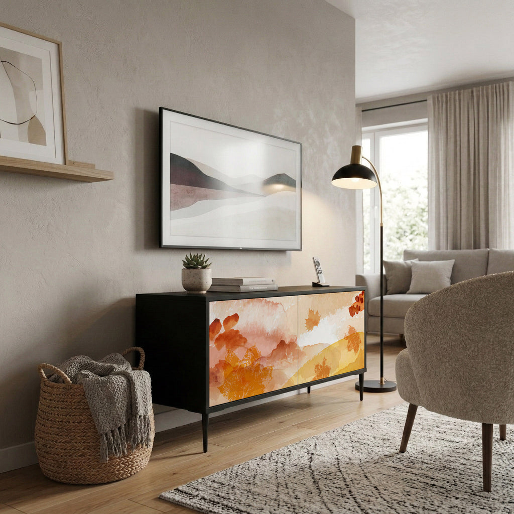 TRACES OF AUTUMN Συμπαγές έπιπλο τηλεόρασης 2-θυρών