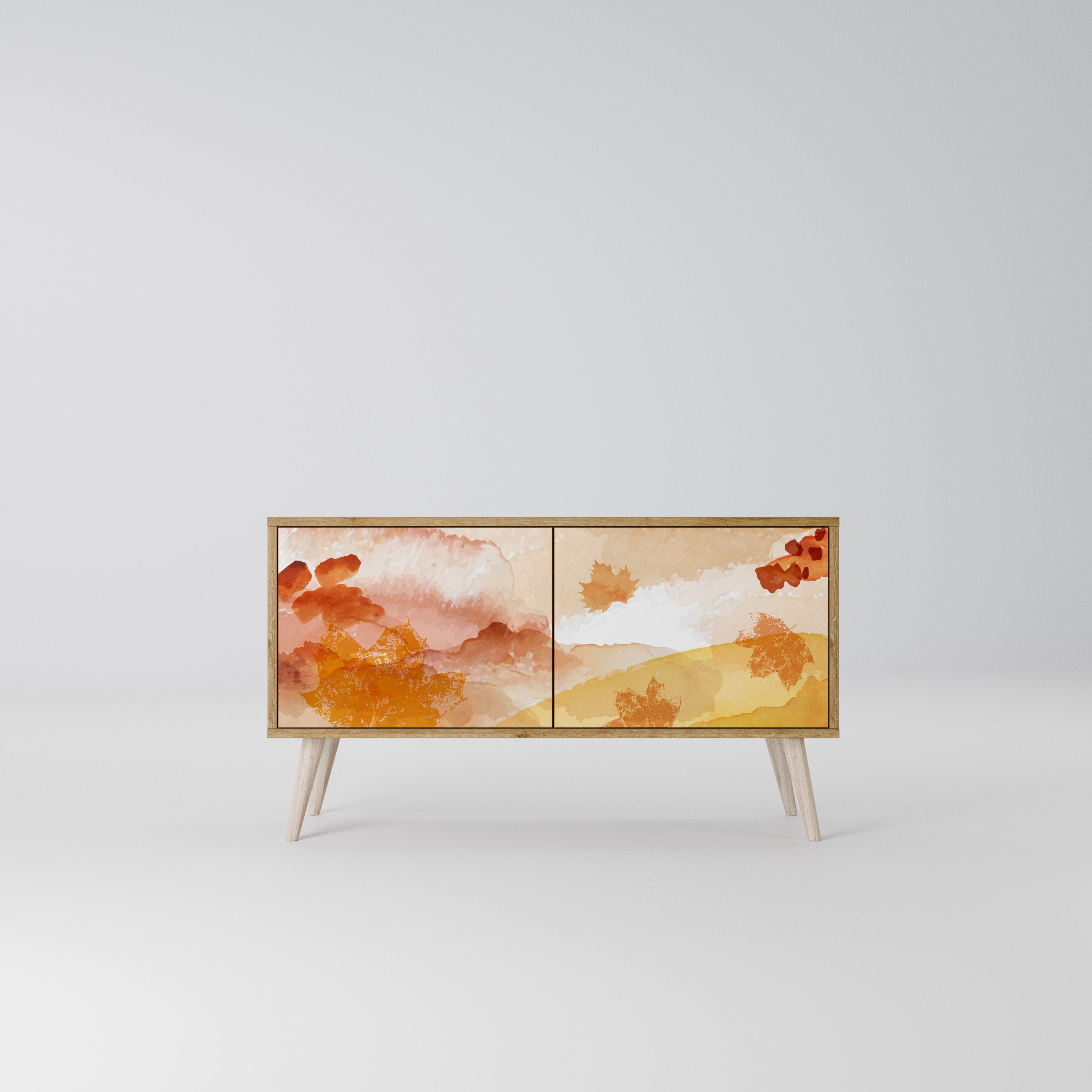 TRACES OF AUTUMN Συμπαγές έπιπλο τηλεόρασης 2-θυρών