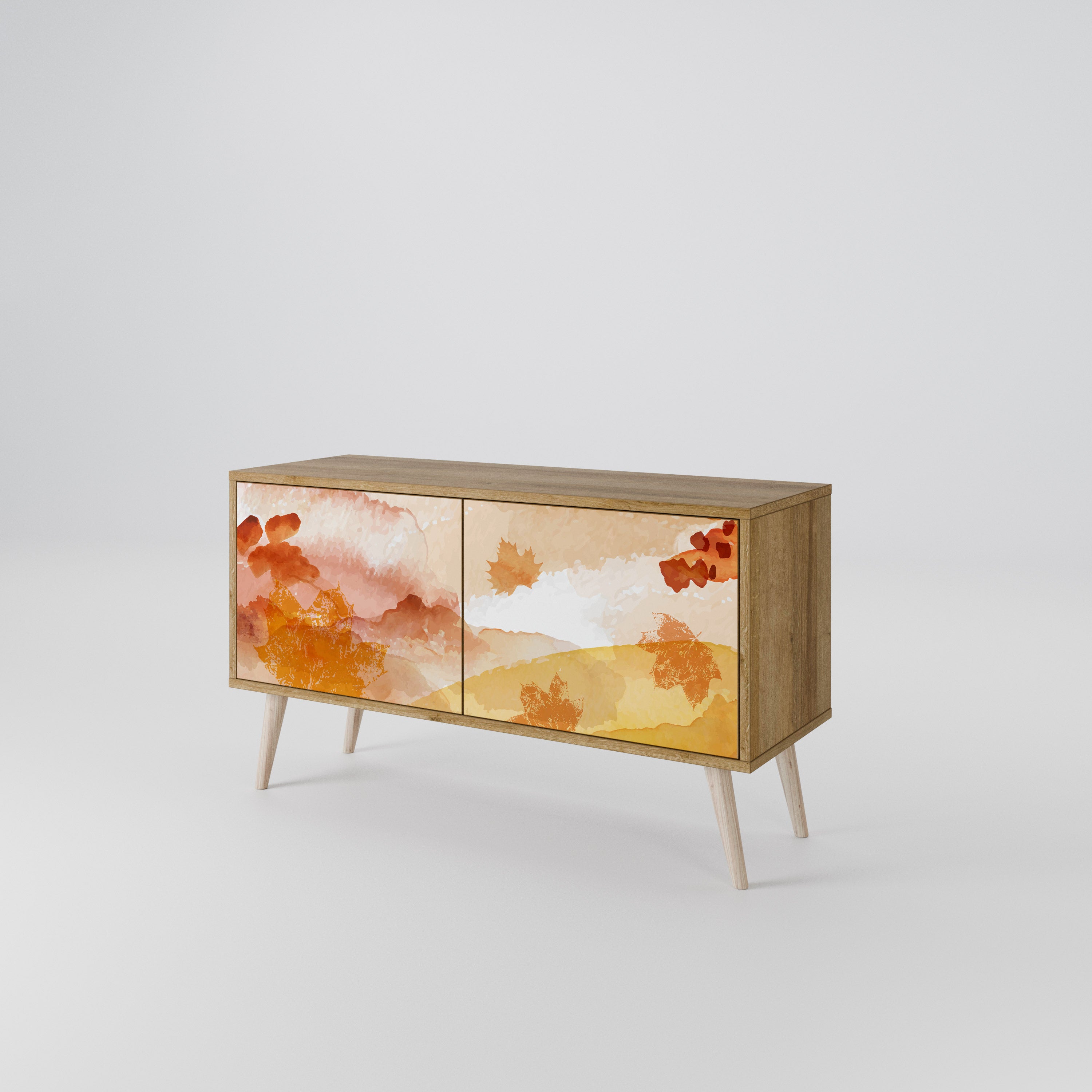 TRACES OF AUTUMN Συμπαγές έπιπλο τηλεόρασης 2-θυρών