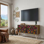 MIDNIGHT GARDEN Compact 2-Door TV Cabinet