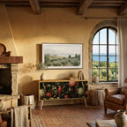 FLORAL FANTASIA Συμπαγές έπιπλο τηλεόρασης 2-θυρών