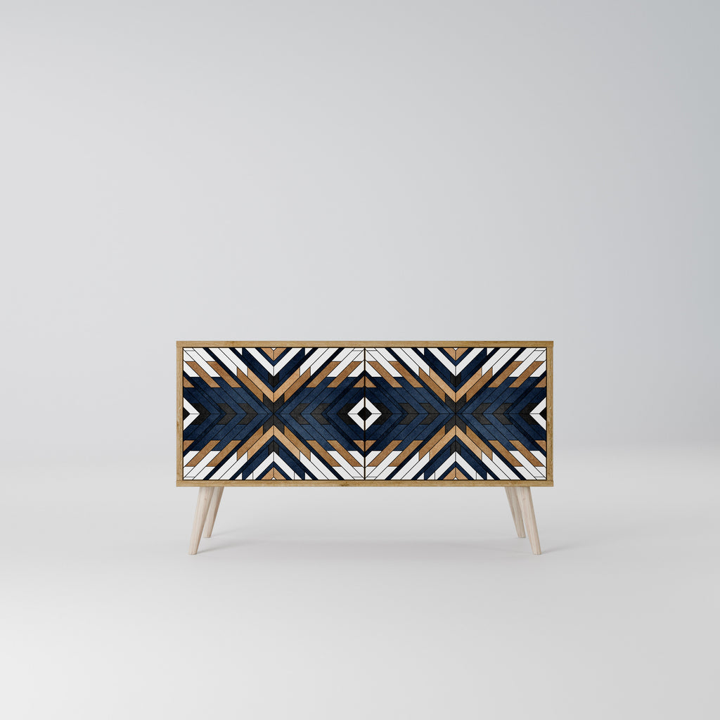 ARTFUL GEOMETRY Συμπαγές έπιπλο τηλεόρασης 2-θυρών