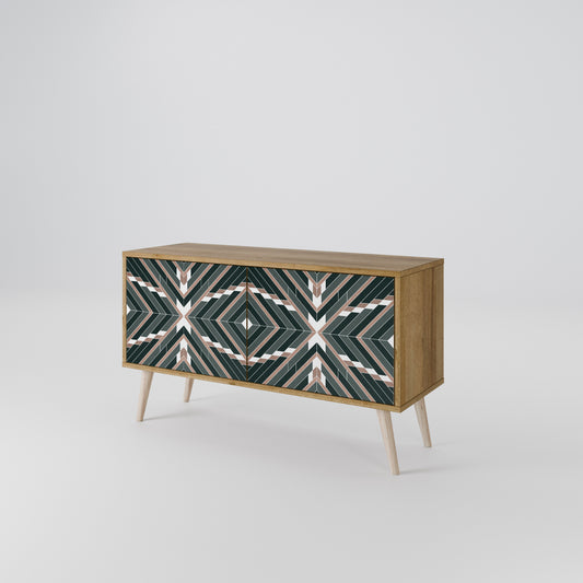 DIMENSION DELIGHTS Compact 2-Door TV Cabinet