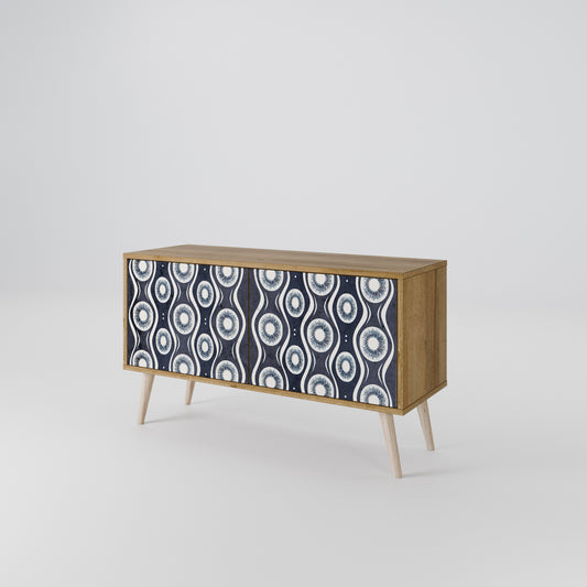GRAPHITE EYES Compact 2-Door TV Cabinet