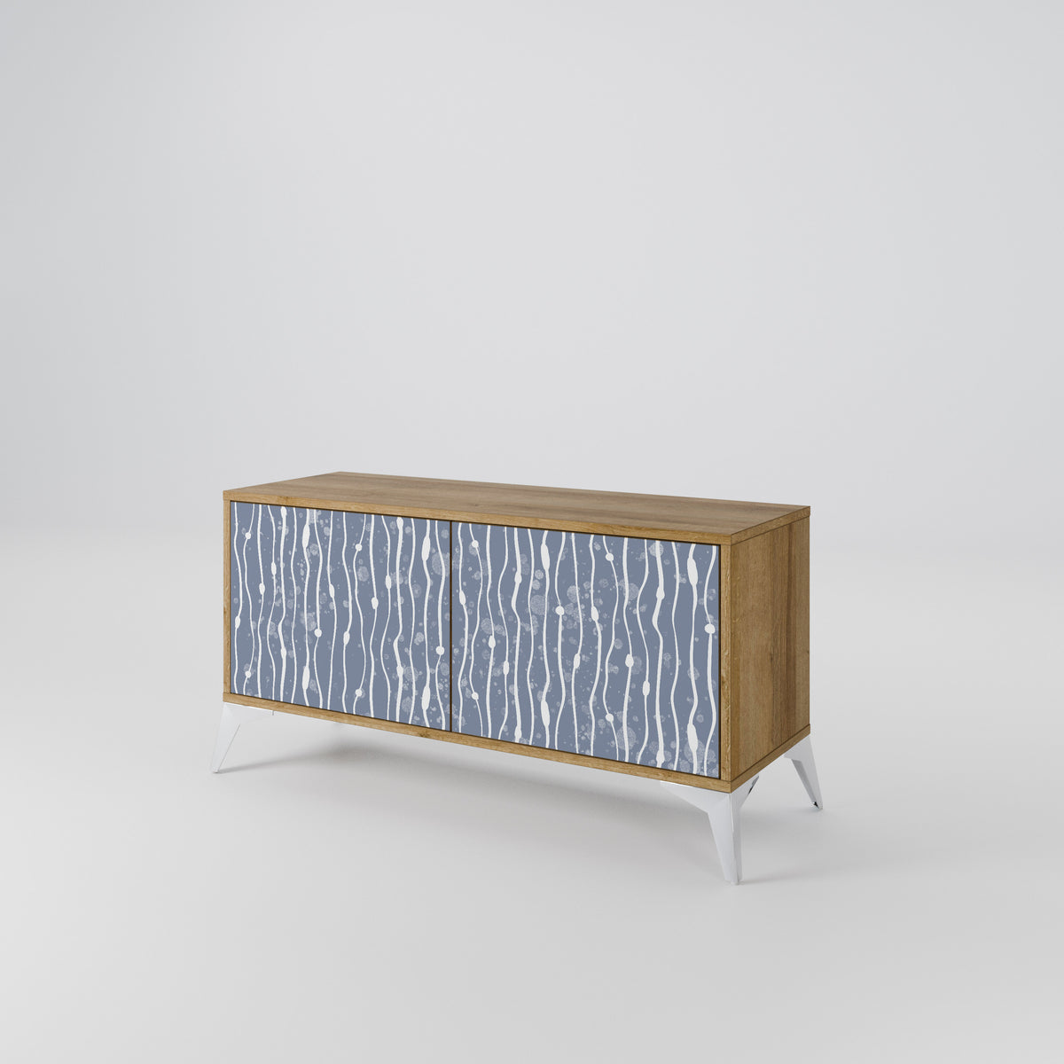 GRAPHITE RAIN Συμπαγές έπιπλο τηλεόρασης 2-θυρών