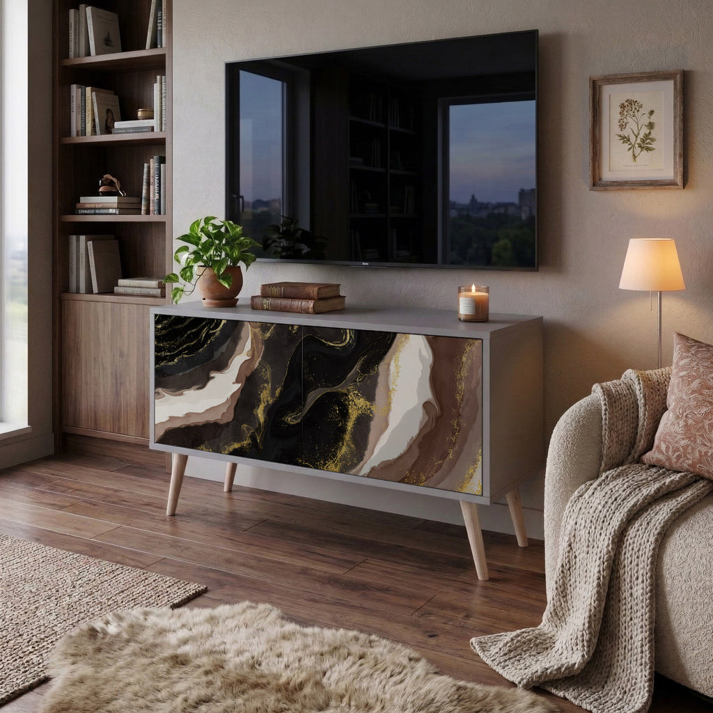 GOLD DUST Compact 2-Door TV Cabinet