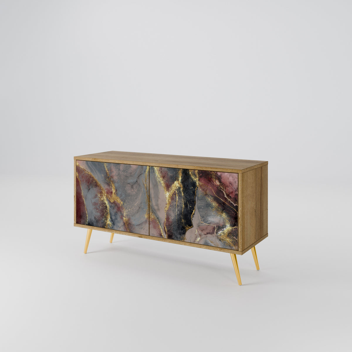 GOLDEN TIDES Compact 2-Door TV Cabinet