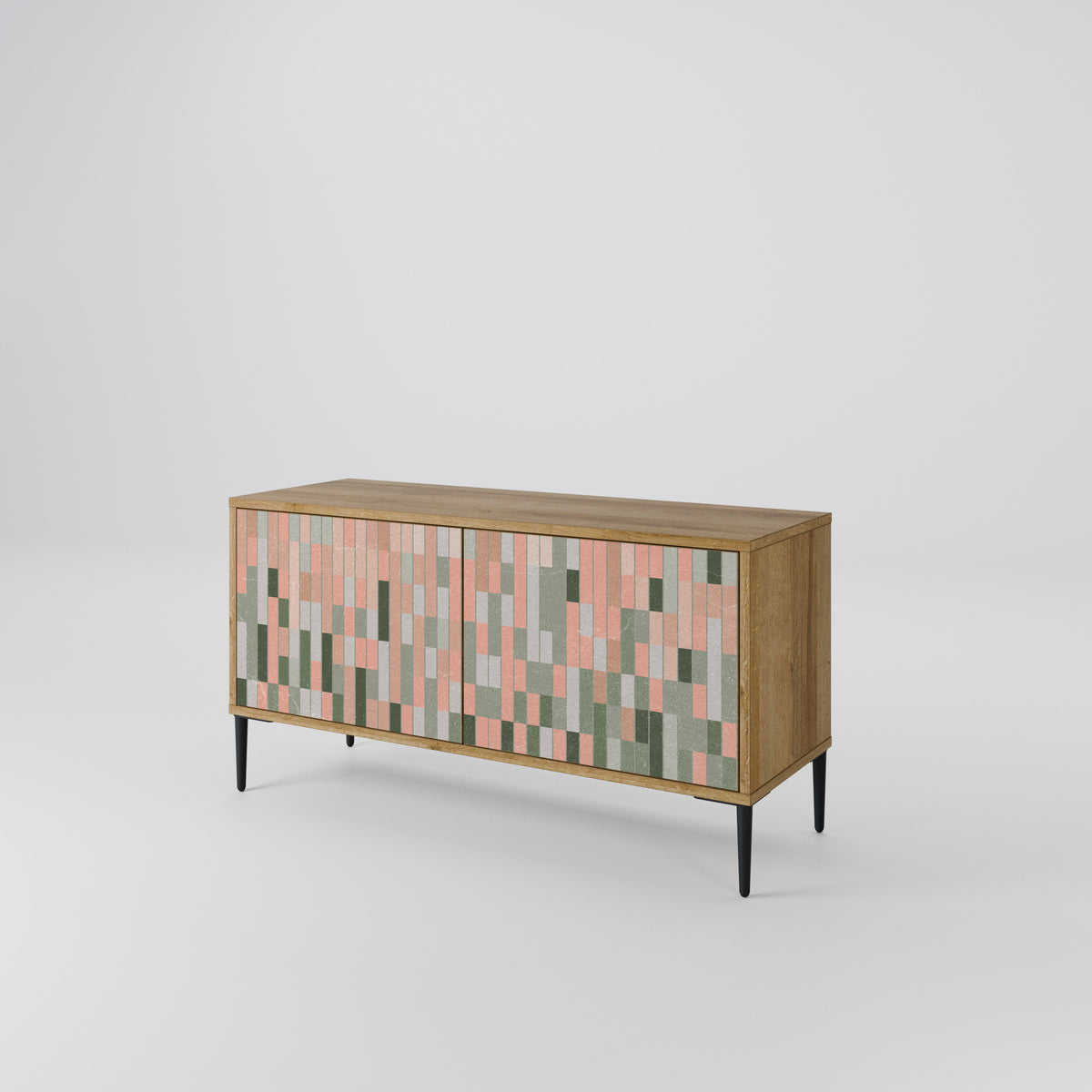 BUILDING THE FUTURE Compact 2-Door TV Cabinet